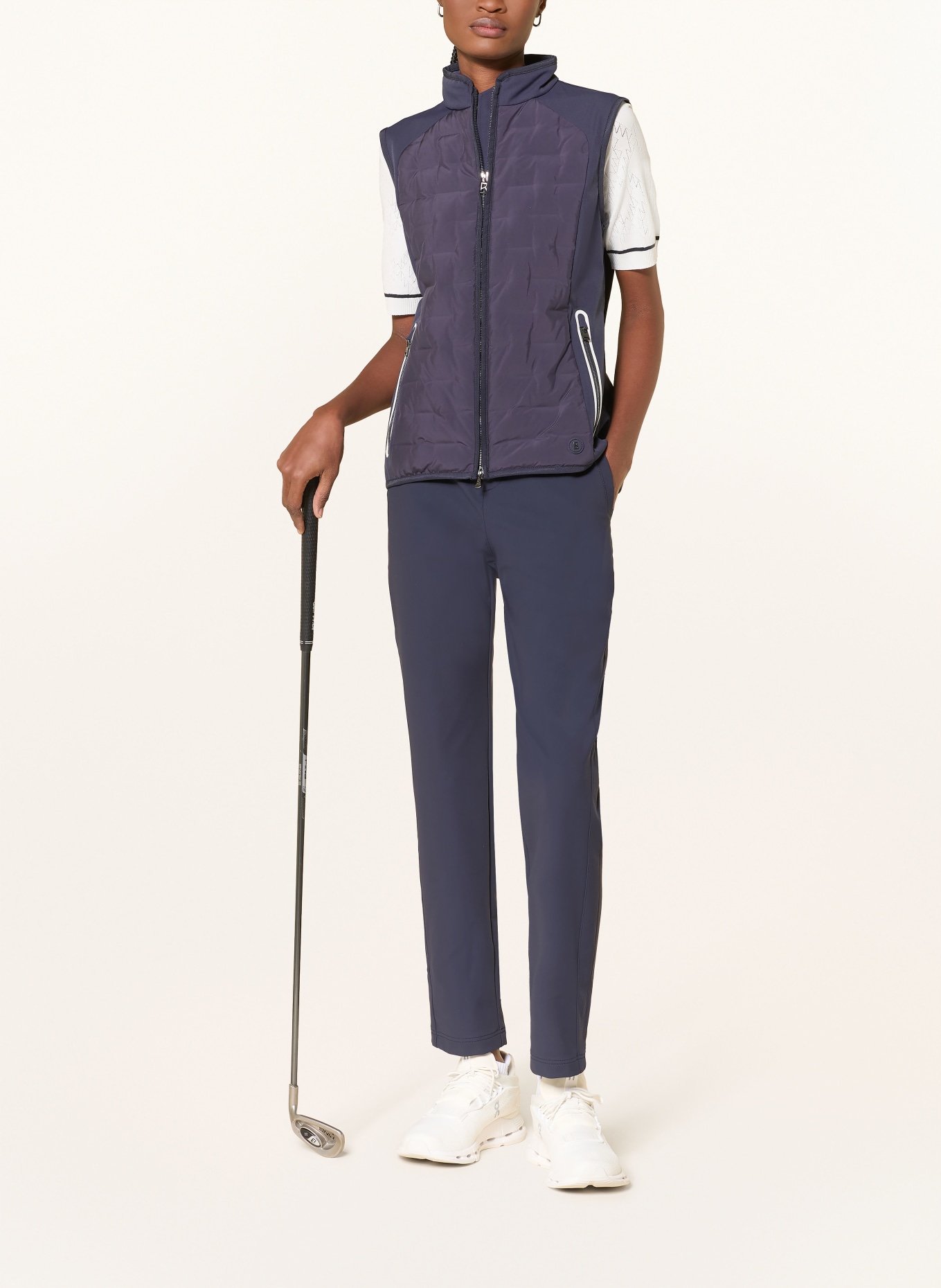 BOGNER Hybridní péřová vesta LINA: TMAVĚ MODRÁ