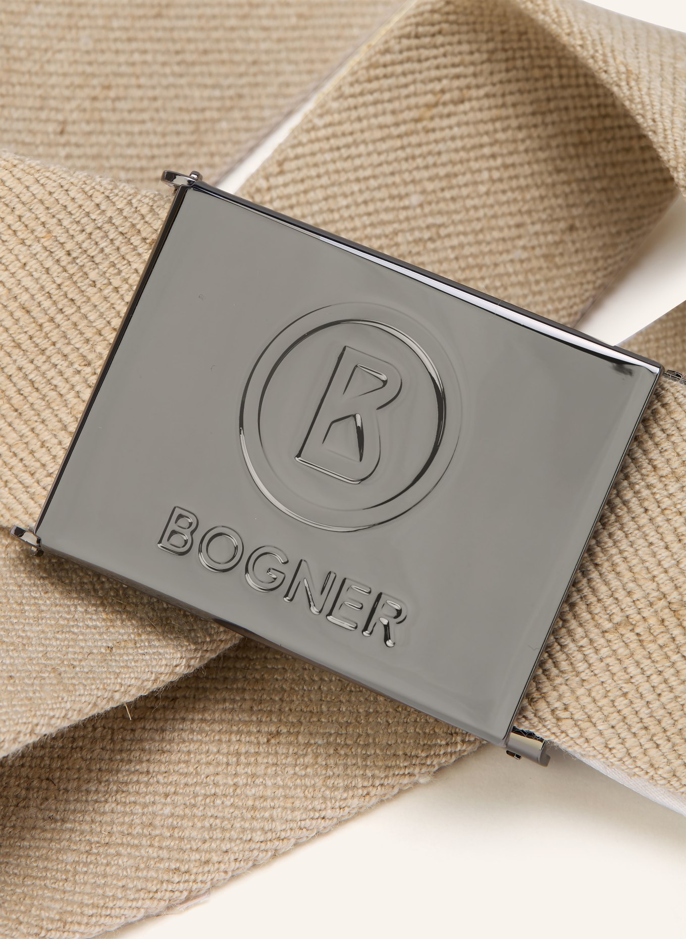 BOGNER Pasek GINO: BEŻOWY