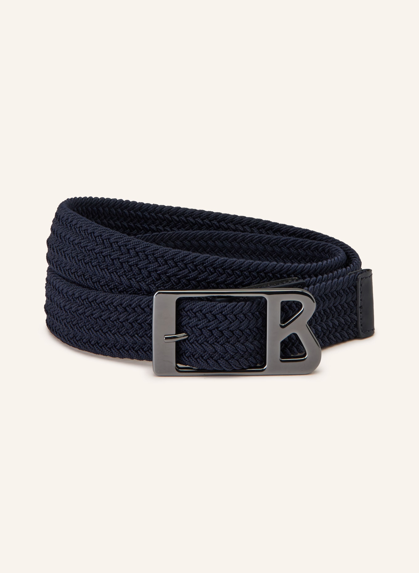 BOGNER Gevlochten riem MELLY: DONKERBLAUW