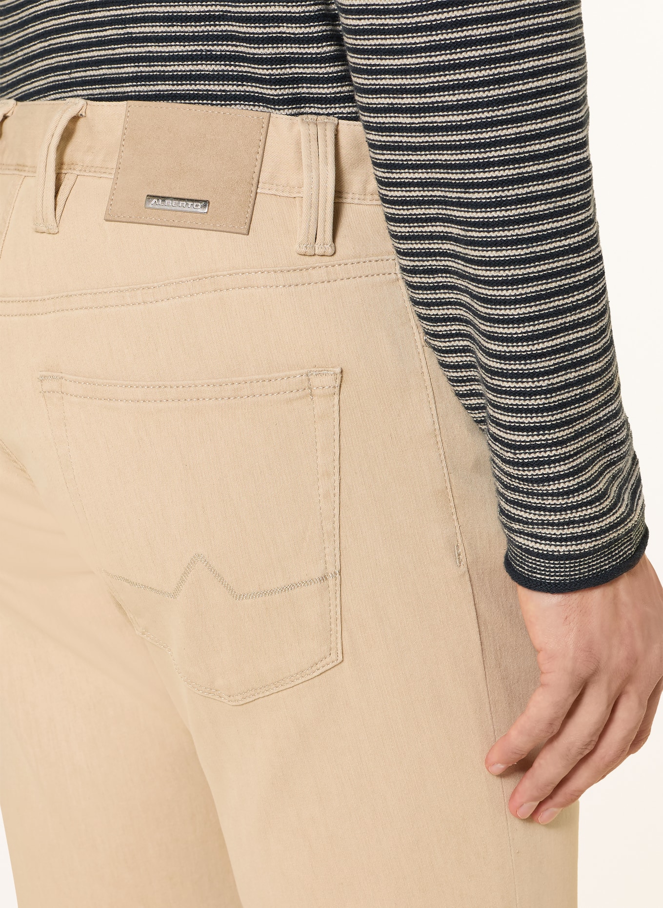 ALBERTO Kalhoty PIPE Regular Fit: REŽNÁ