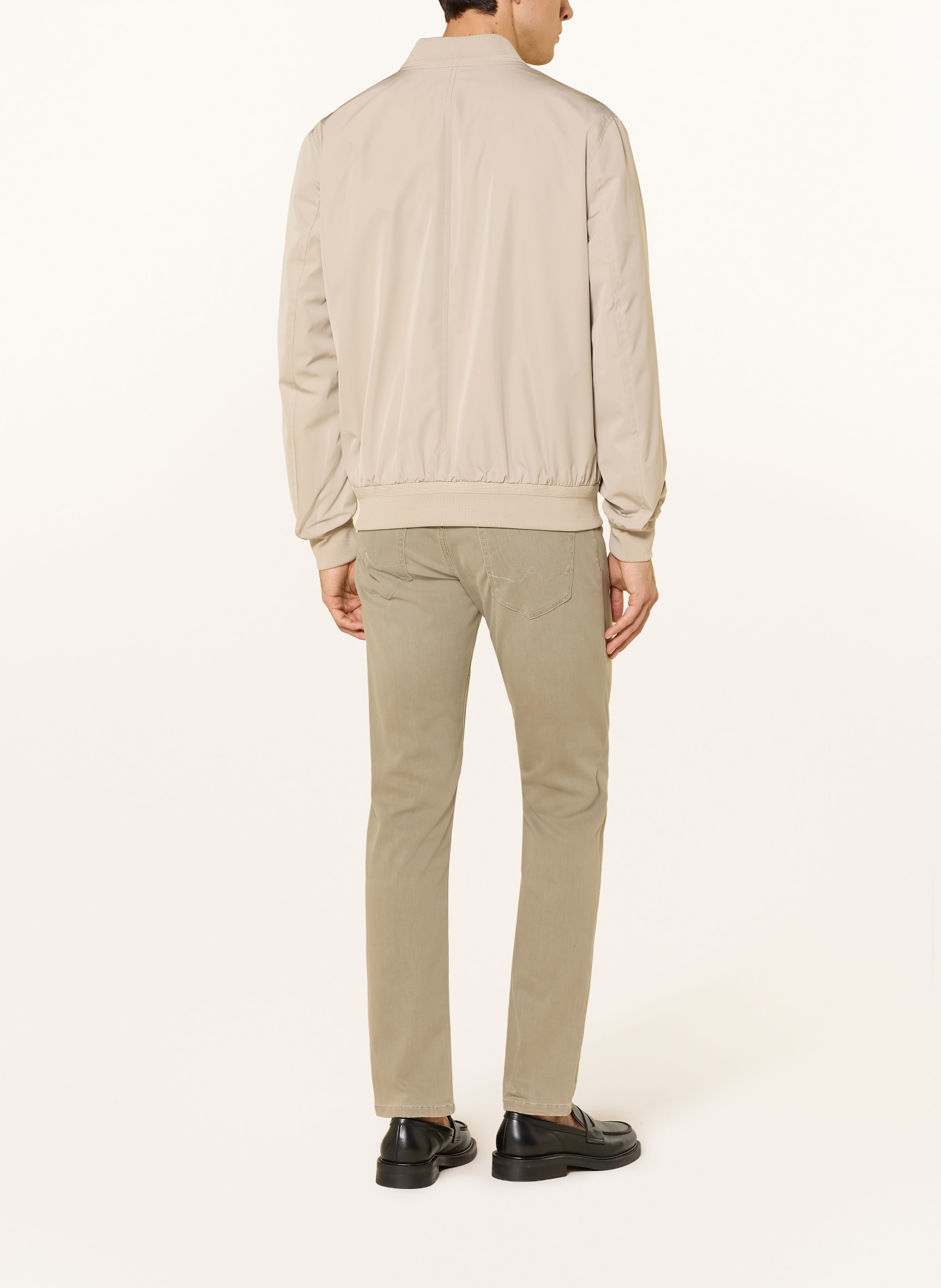 ALBERTO Kalhoty PIPE Regular Fit: SVĚTLE ZELENÁ