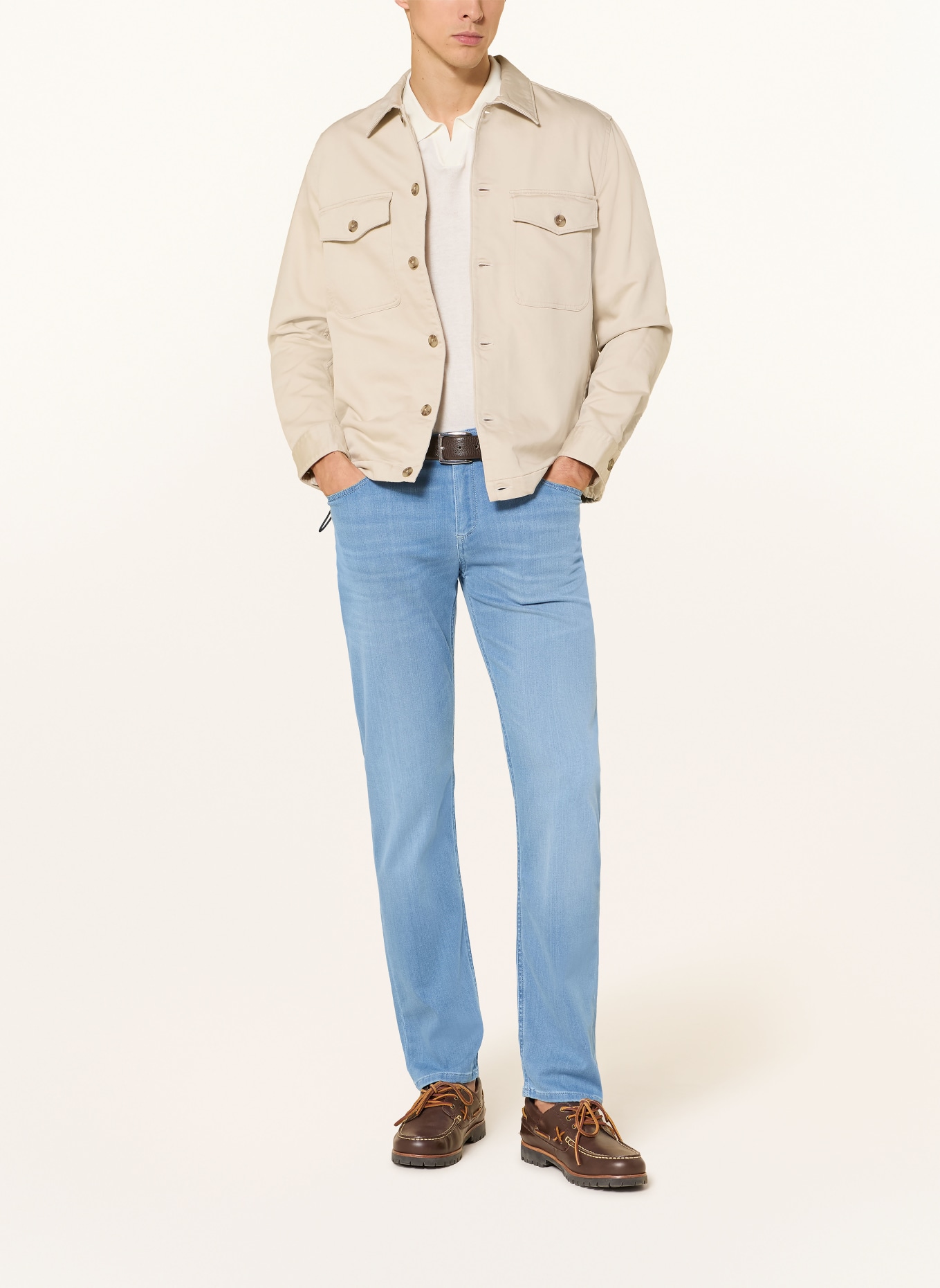 ALBERTO Hose PIPE Regular Fit: BLAU