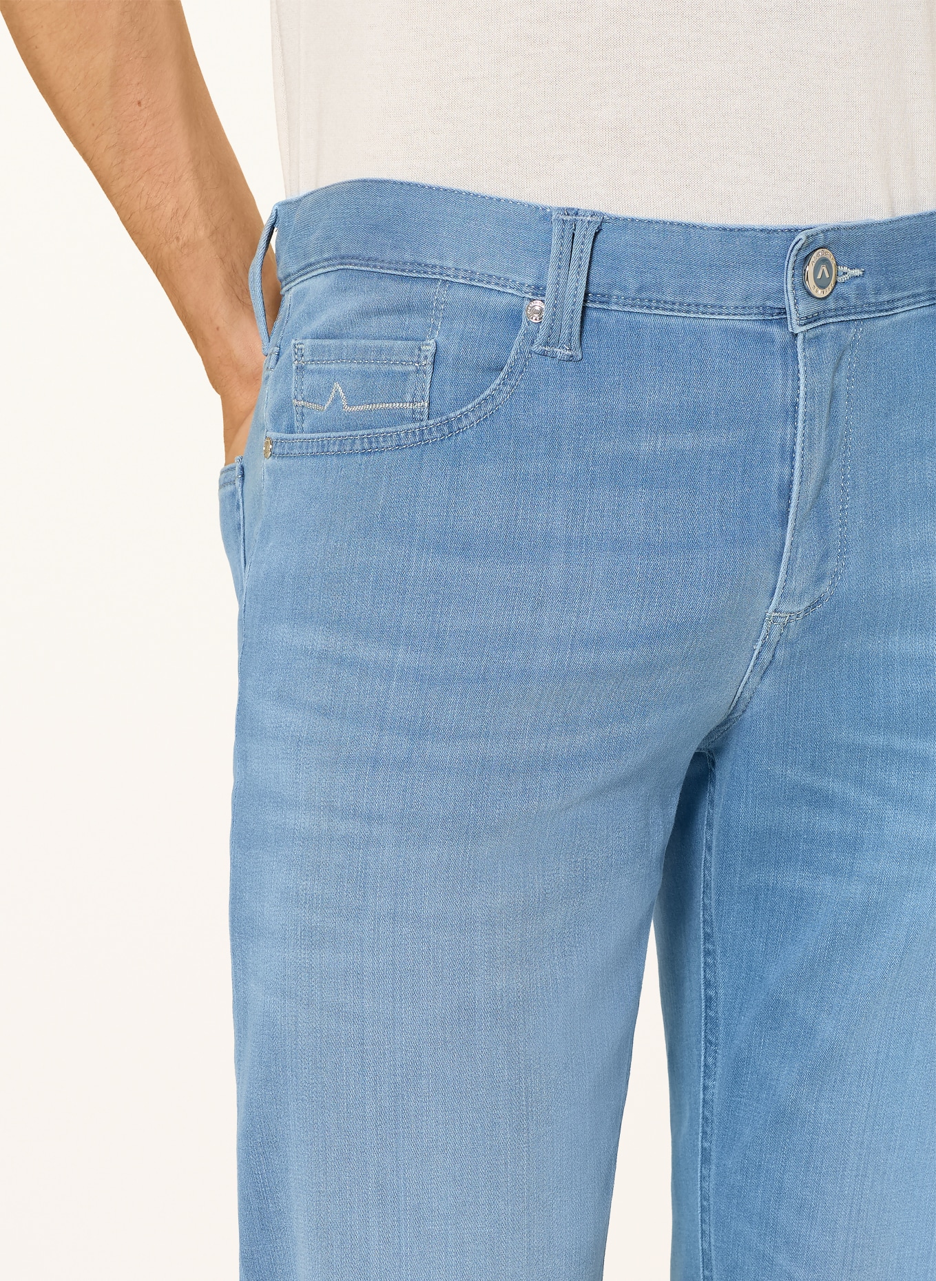 ALBERTO Hose PIPE Regular Fit: BLAU