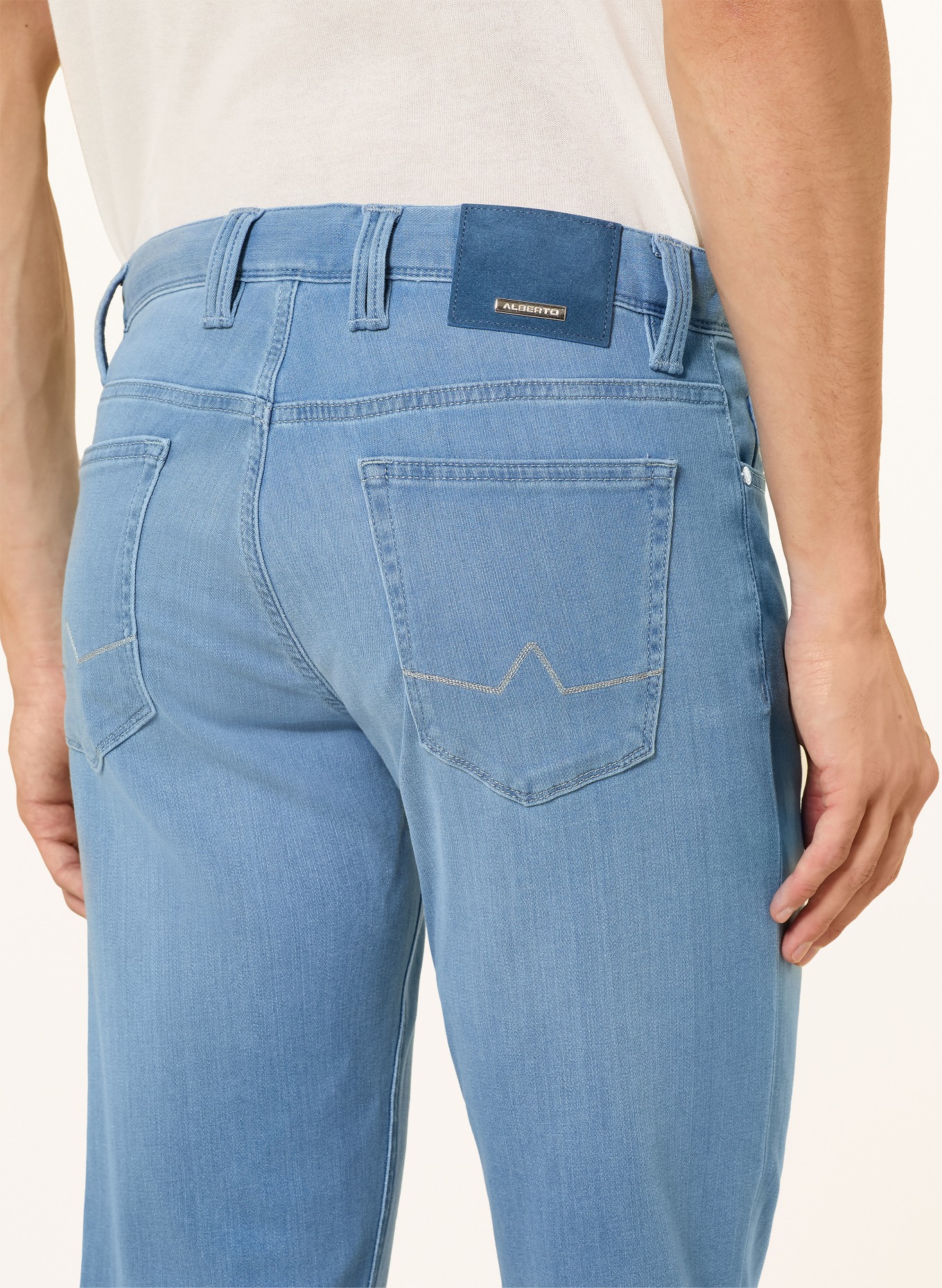 ALBERTO Hose PIPE Regular Fit: BLAU