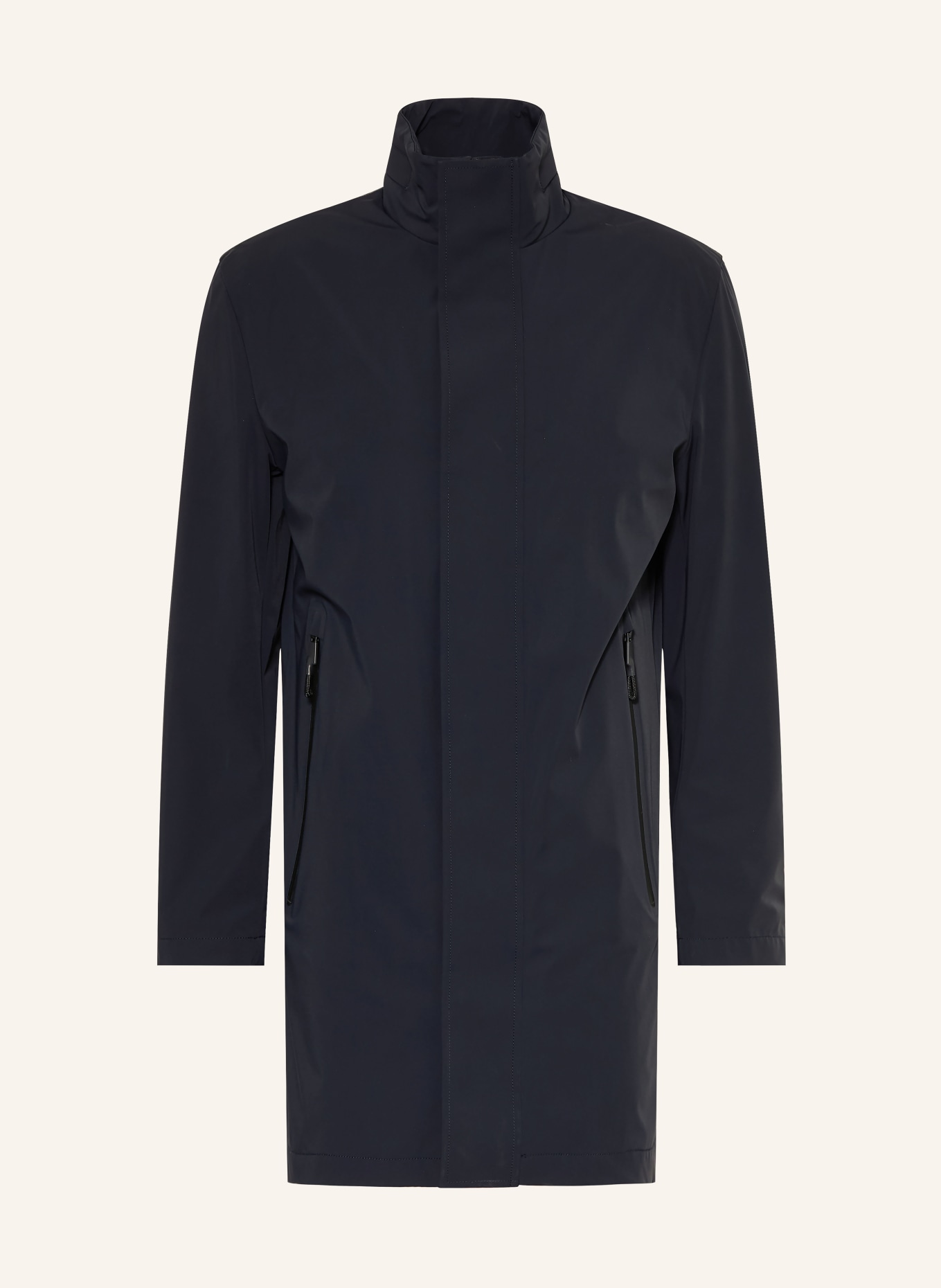 STRELLSON Płaszcz FALEY FLEX: GRANATOWY