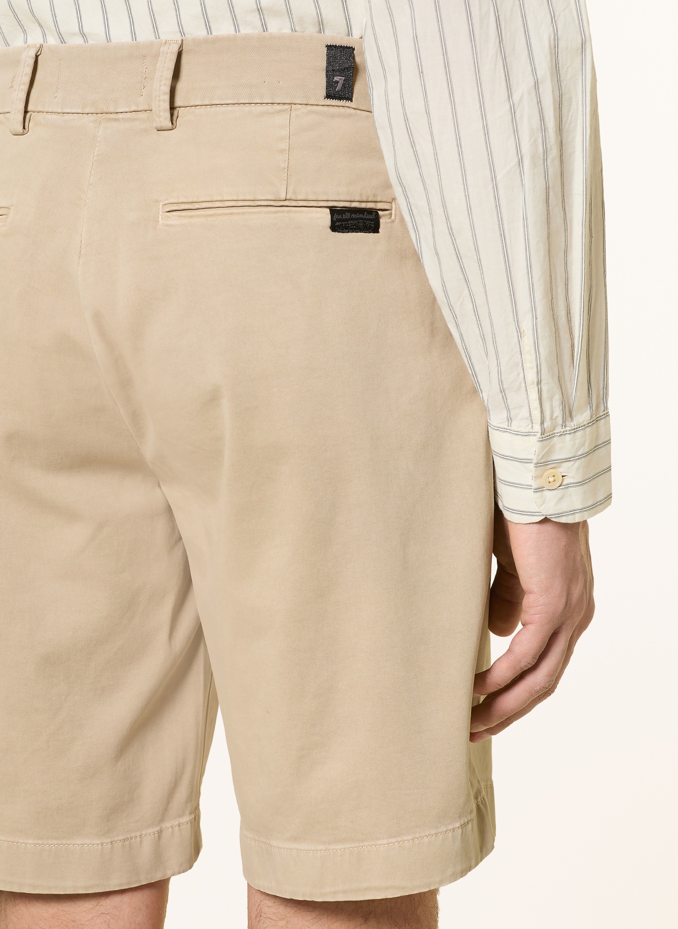 7 for all mankind Chinoshorts Comfort Fit: BEIGE