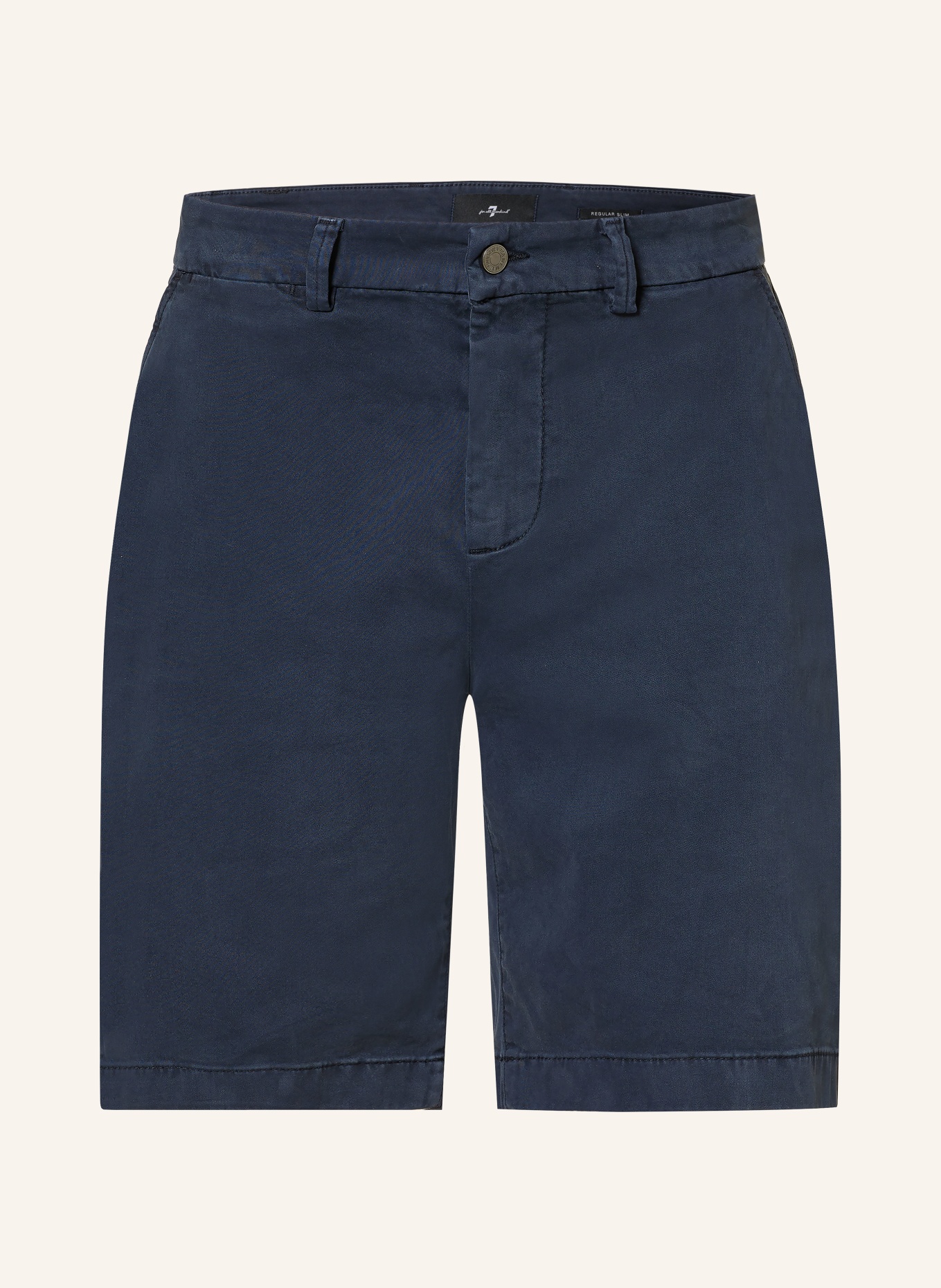 7 for all mankind Chinoshorts Comfort Fit: TMAVĚ MODRÁ