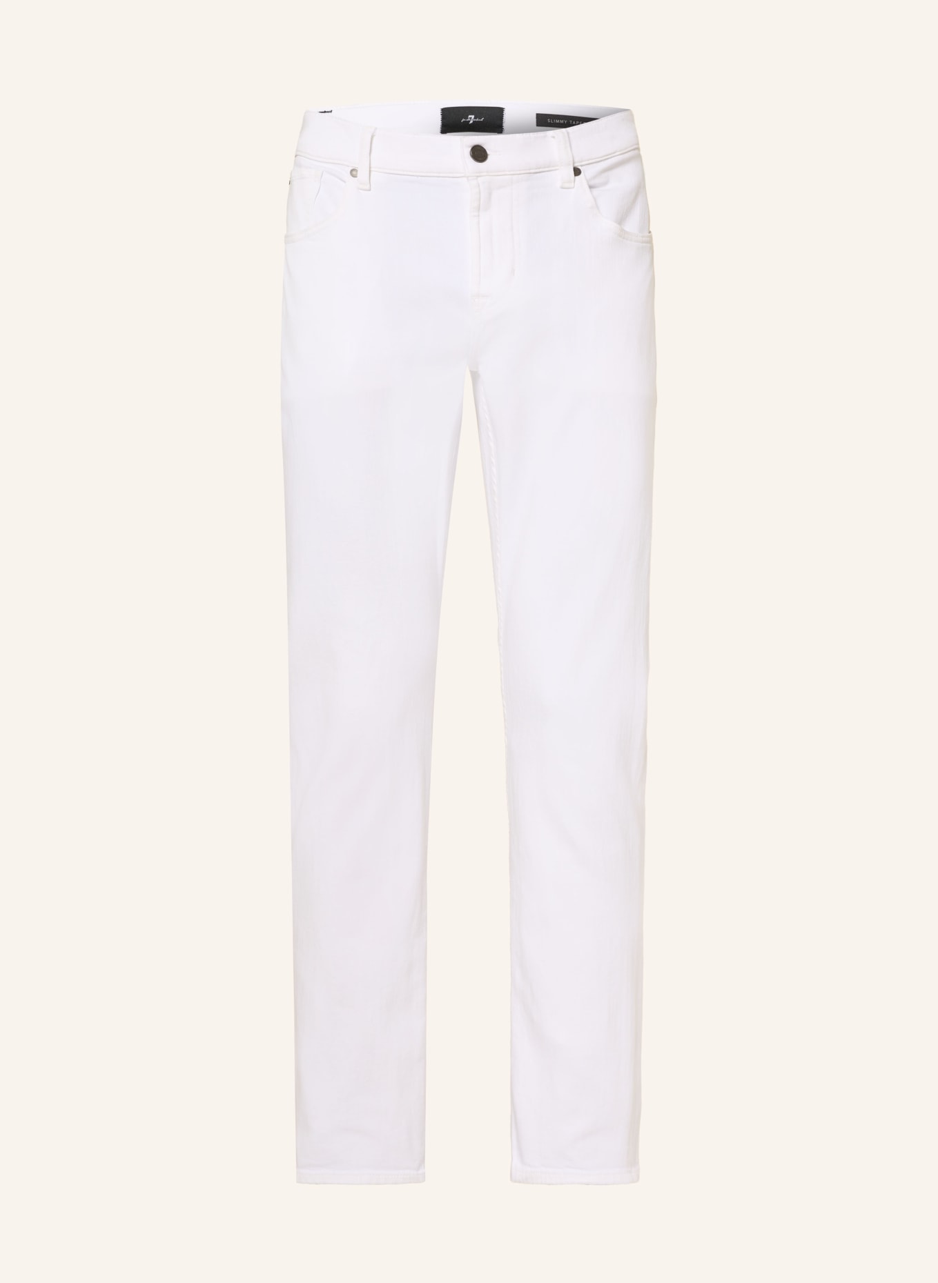 7 for all mankind SLIMMY Tapered Fit jeans: WHE WHITE