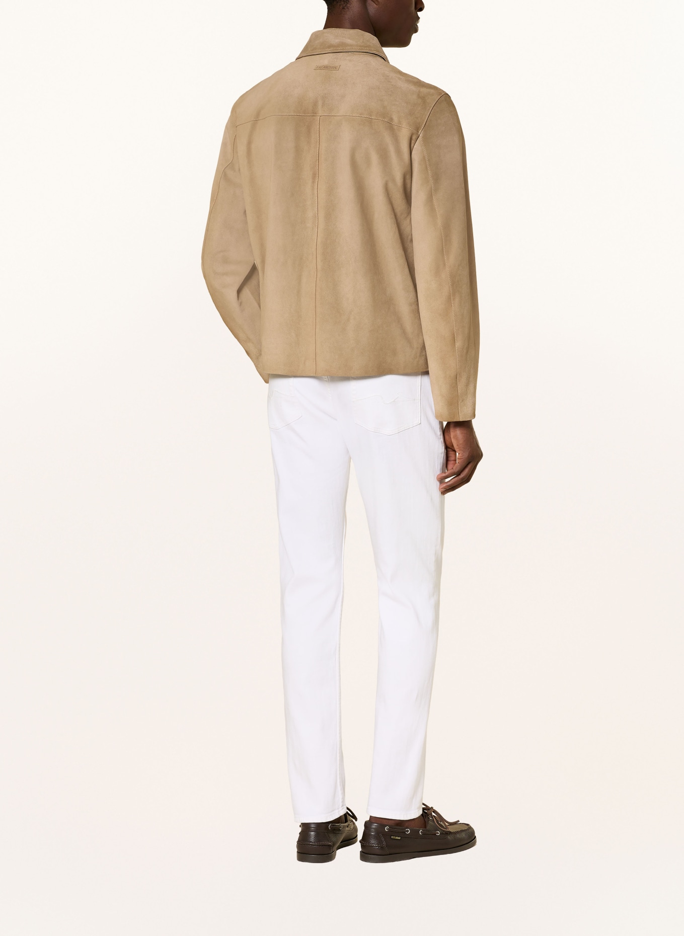 7 for all mankind SLIMMY Tapered Fit jeans: WHE WHITE