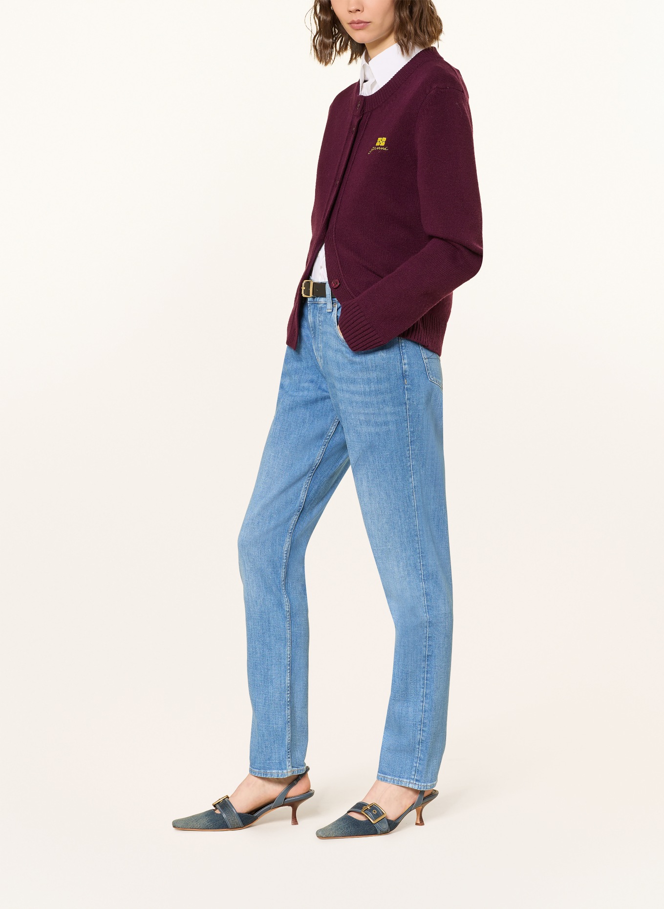 7 for all mankind Skinny Jeans SLIMMY TAPERED: 3BA Mid Blue