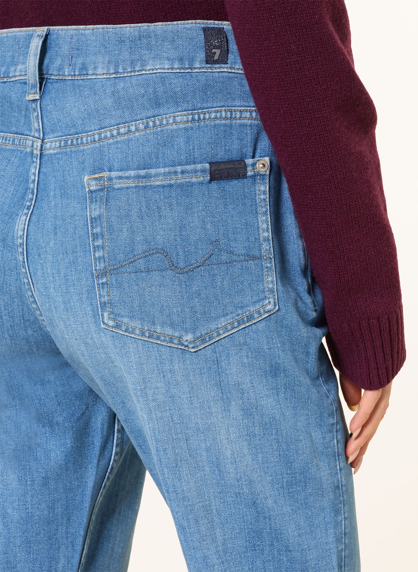 7 for all mankind Skinny Jeans SLIMMY TAPERED: 3BA Mid Blue