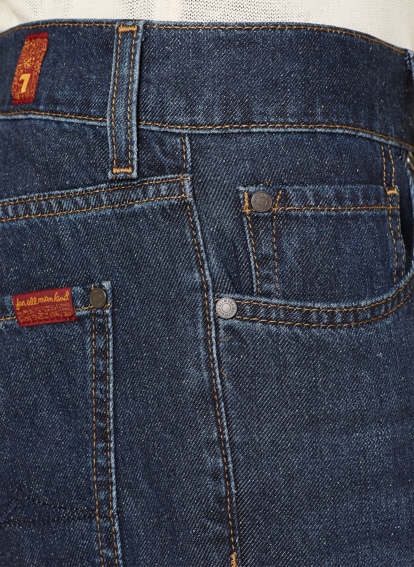 7 for all mankind Dżinsy THE STRAIGHT Straight Fit: 21X Mid Blue