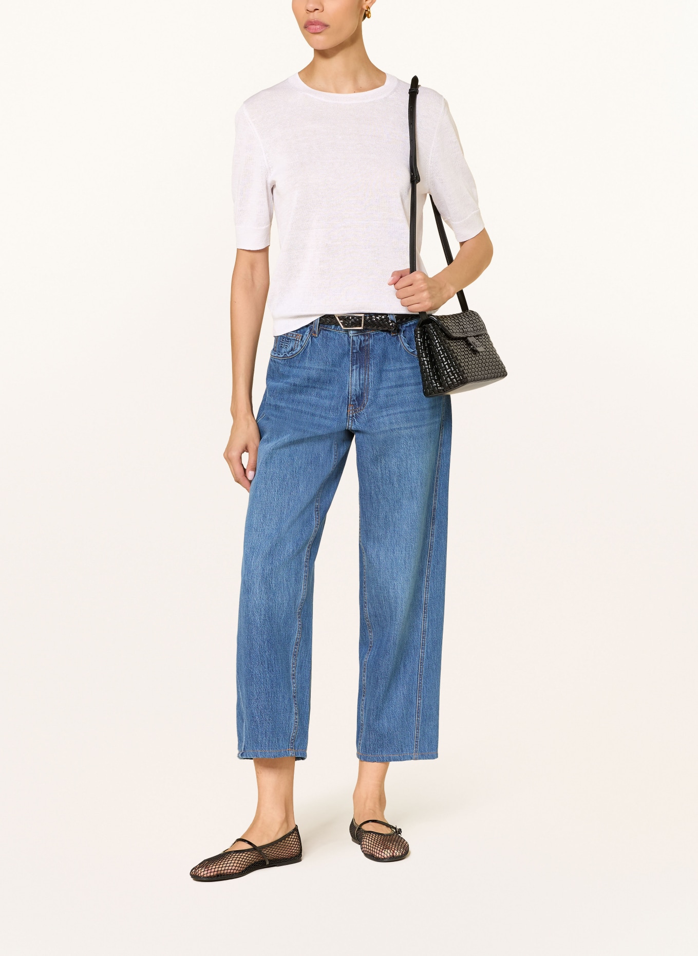 RIANI koszulka z dzianiny: BIAŁY