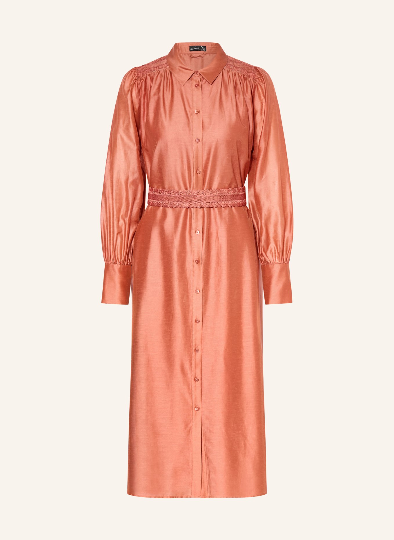 van Laack Hemdblusenkleid VL-KALWIA-PB: HELLROT