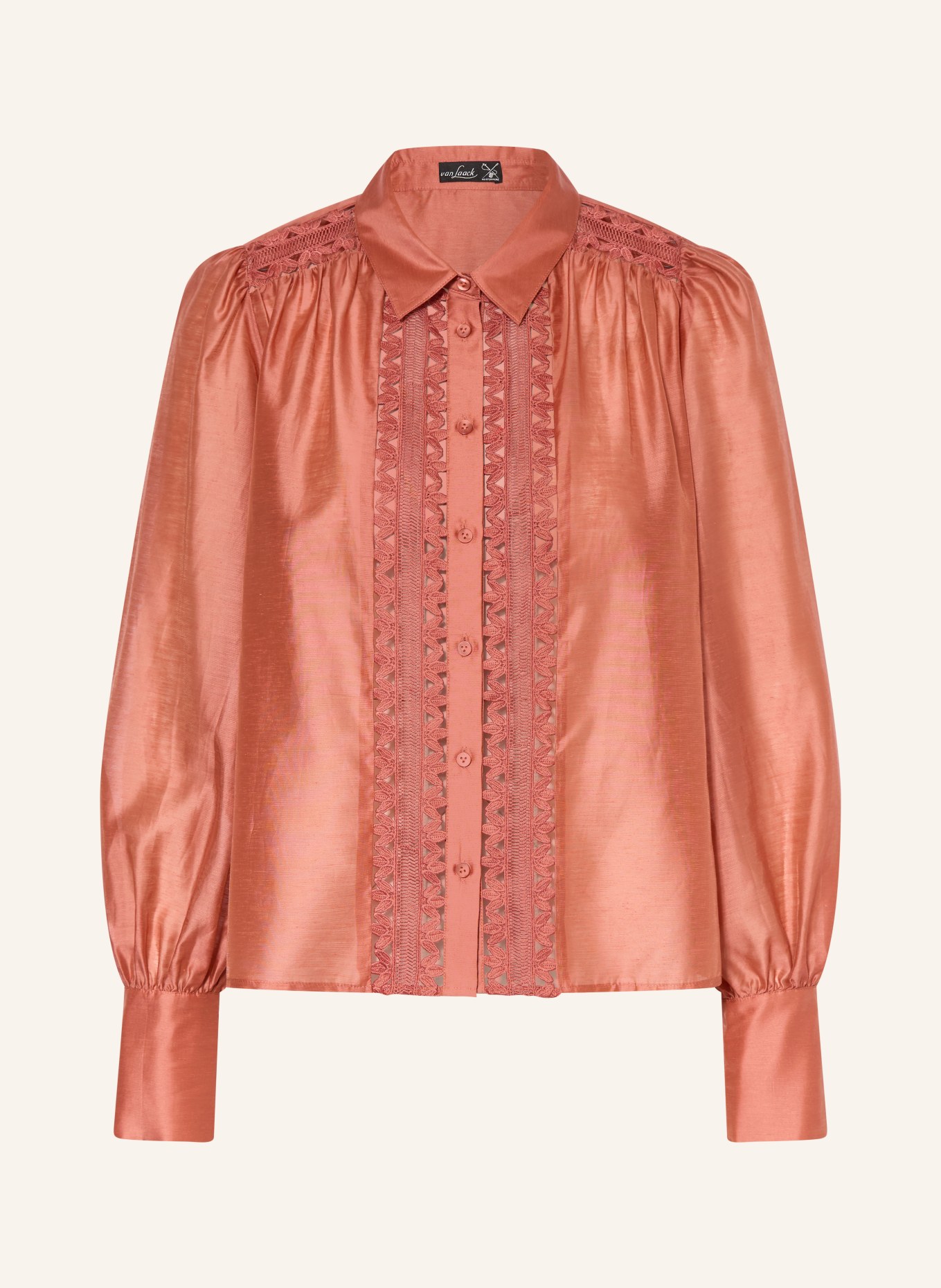 van Laack Košile VL-ALWIA-PB s krajkou: SVĚTLE ČERVENÁ