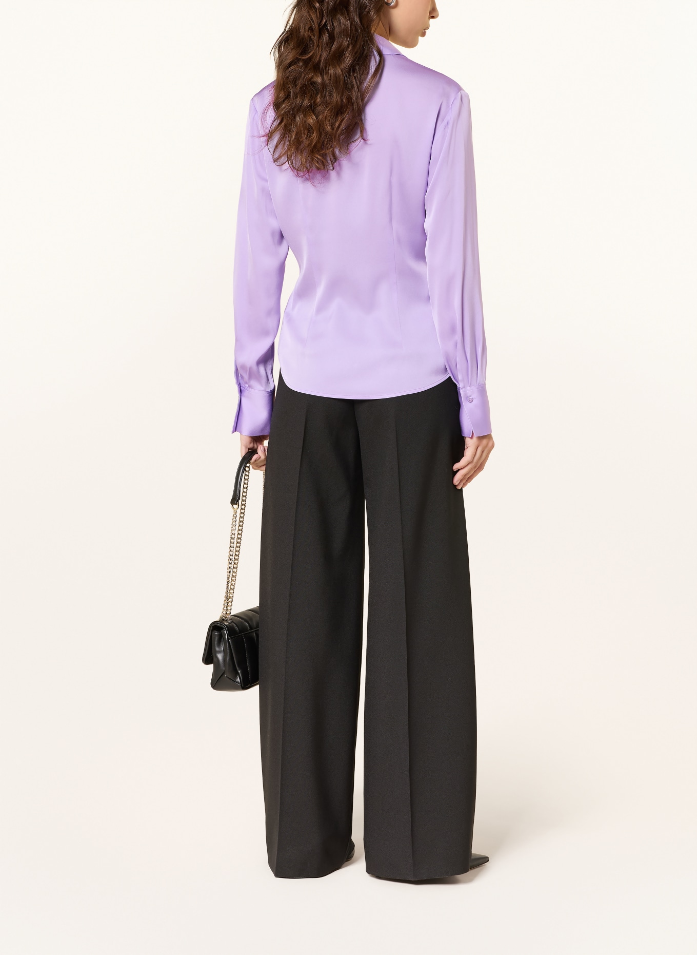 van Laack Hemdbluse VL-ULIZ-XX aus Seide: HELLLILA