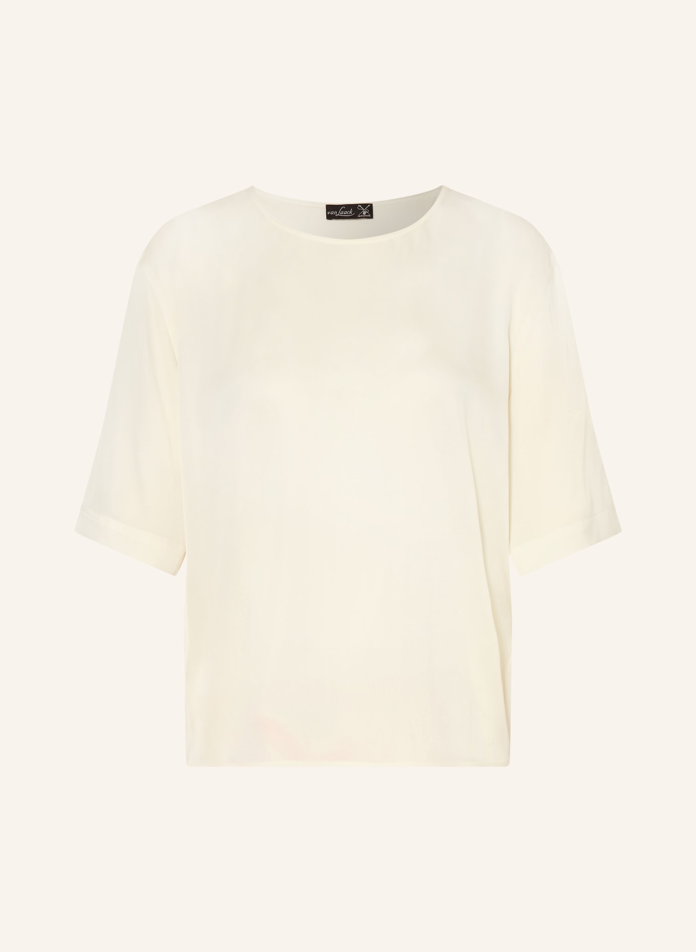 van Laack Blusenshirt VL-TANIRA-XX aus Seide: WEISS