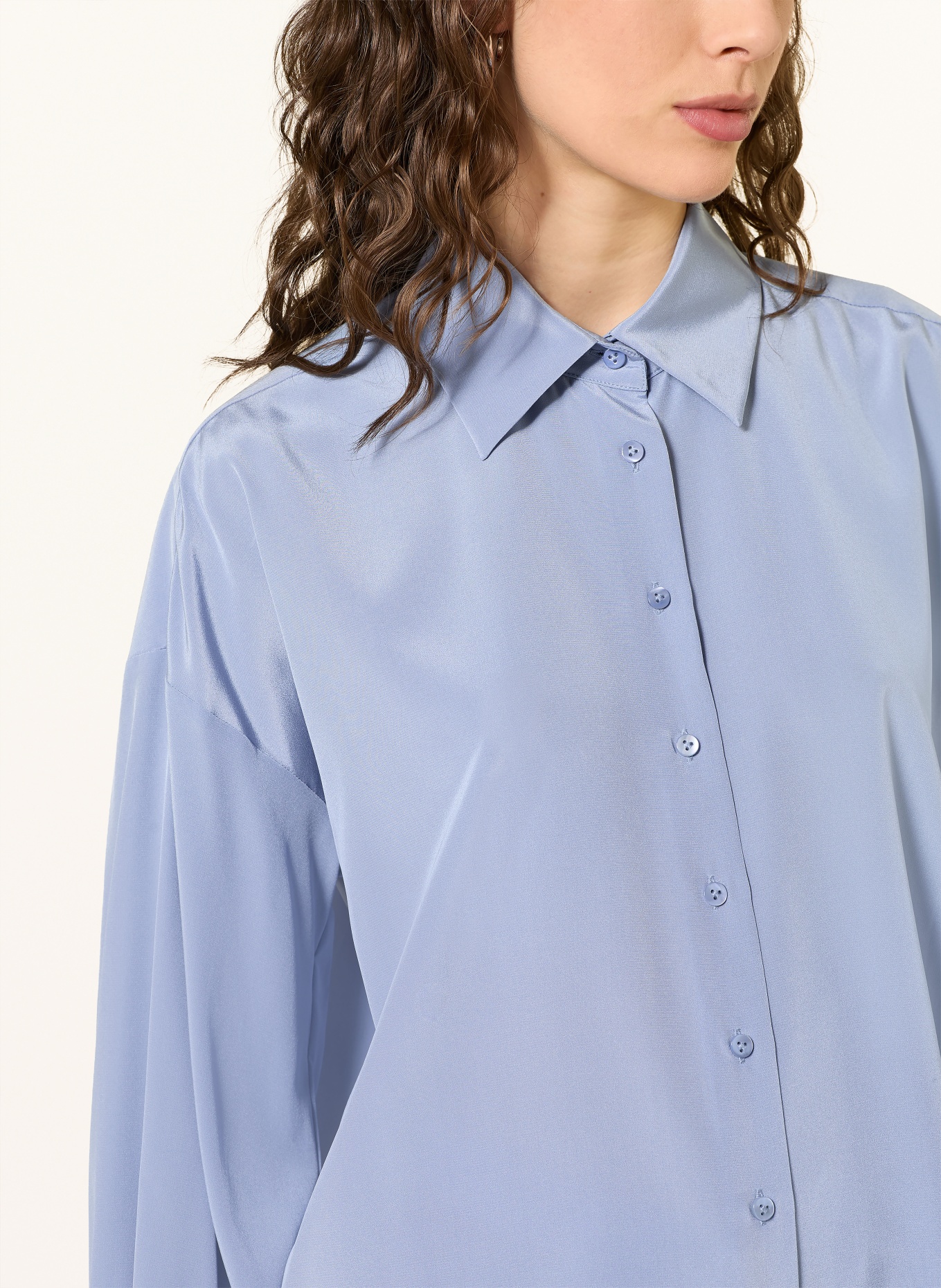 van Laack Hedvábná košile VL-TAREN-XX: TMAVĚ MODRÁ