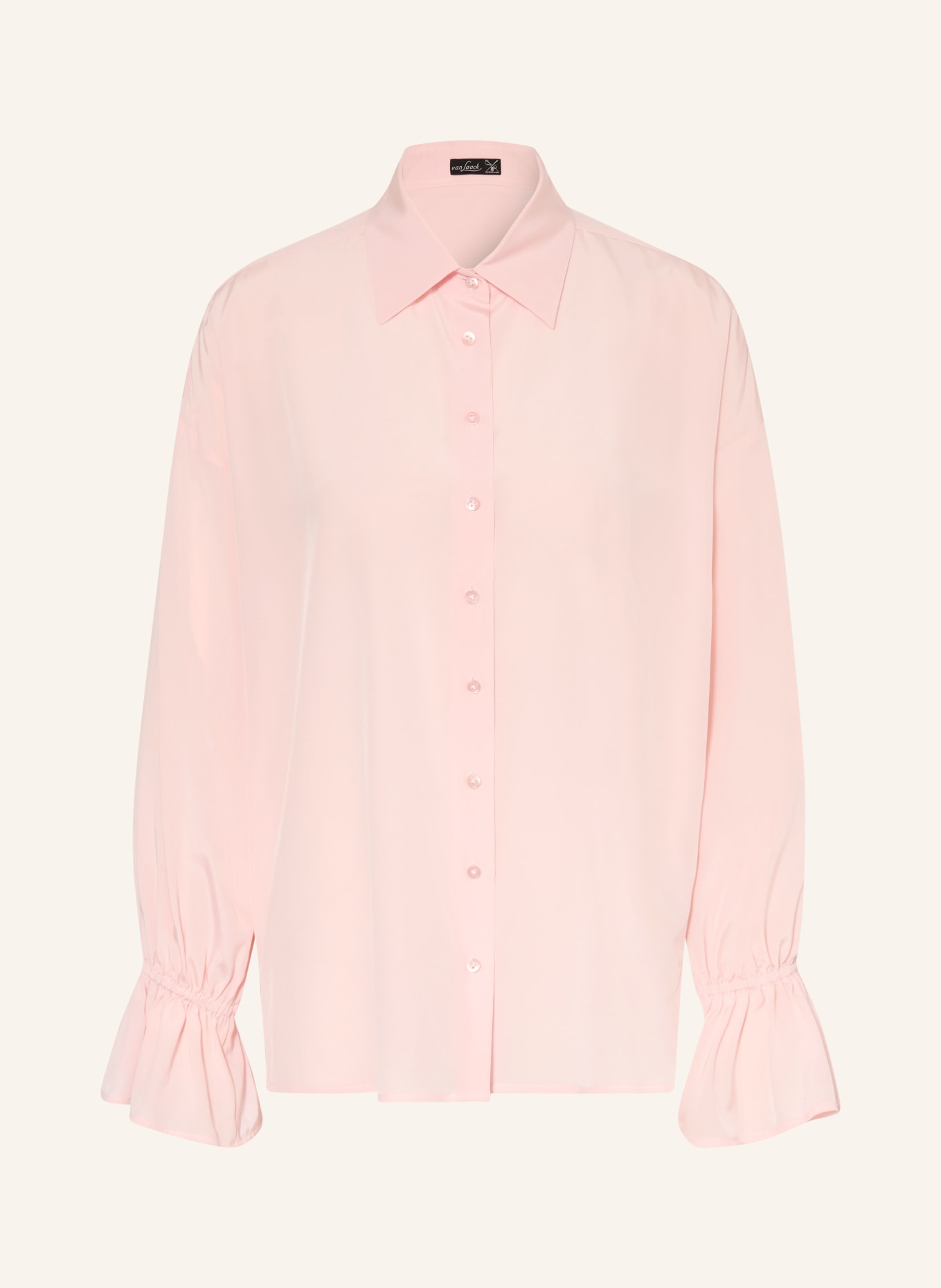 van Laack Hedvábná košile VL-TAREN-XX: SVĚTLE RŮŽOVÁ