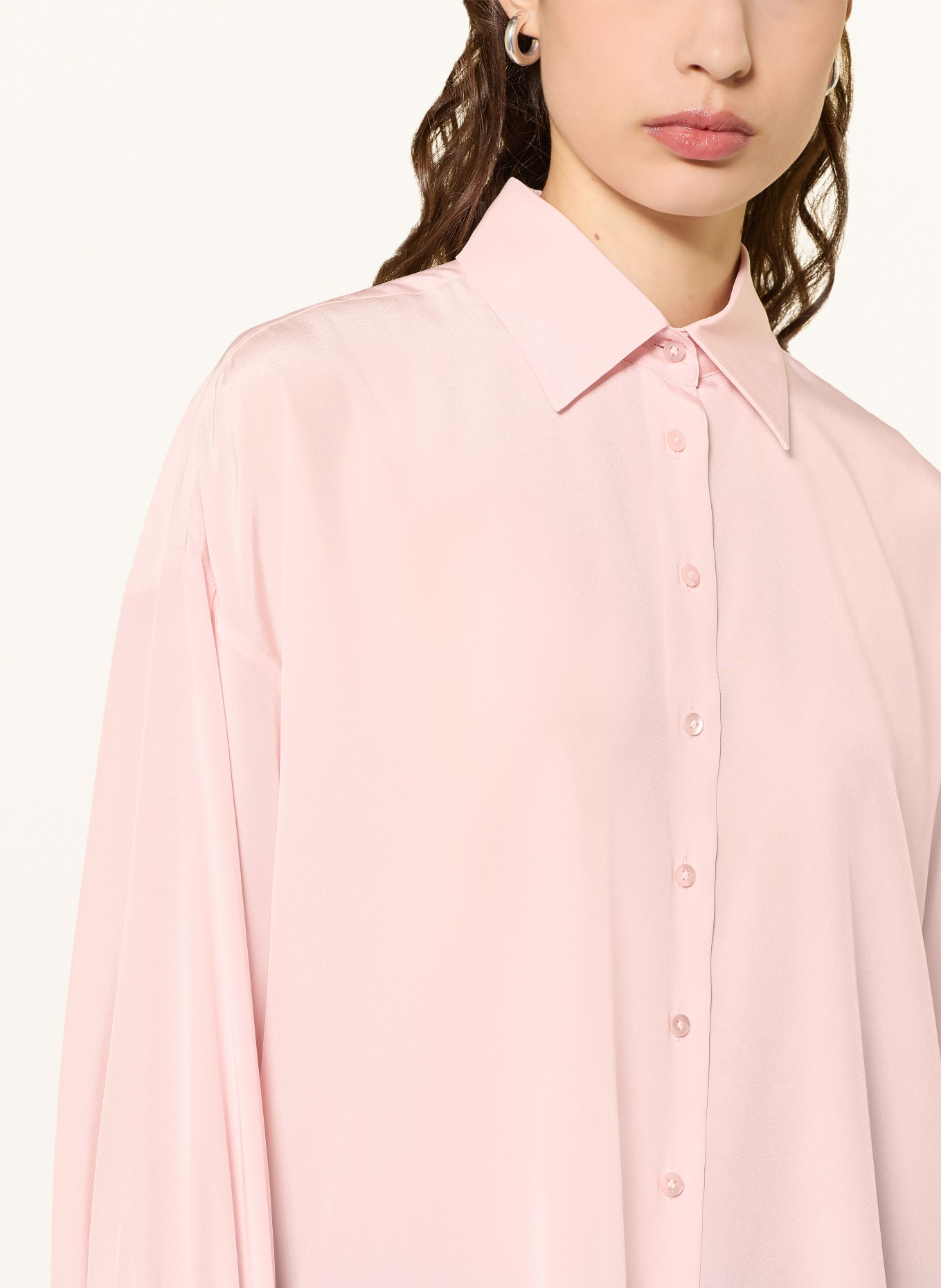 van Laack Hedvábná košile VL-TAREN-XX: SVĚTLE RŮŽOVÁ