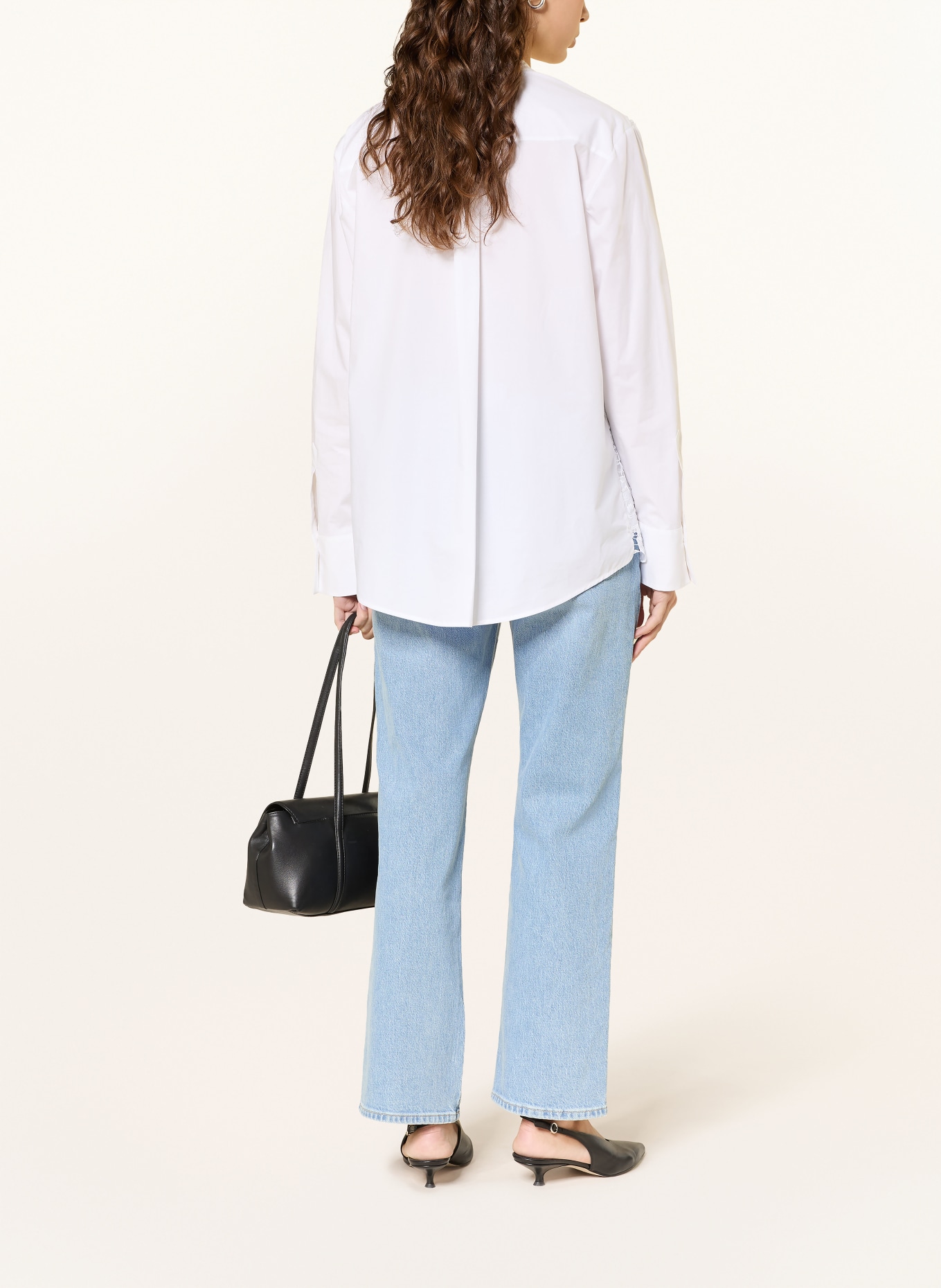 van Laack Blůza VL-TELJA-F s krajkou: BÍLÁ