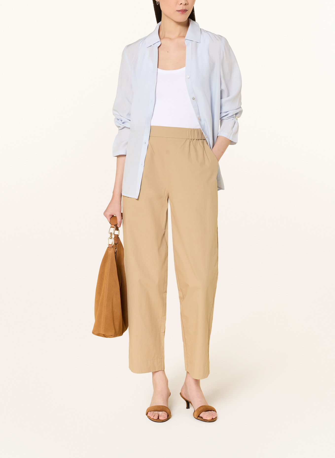 YERSE Broek MAGGIE: BEIGE