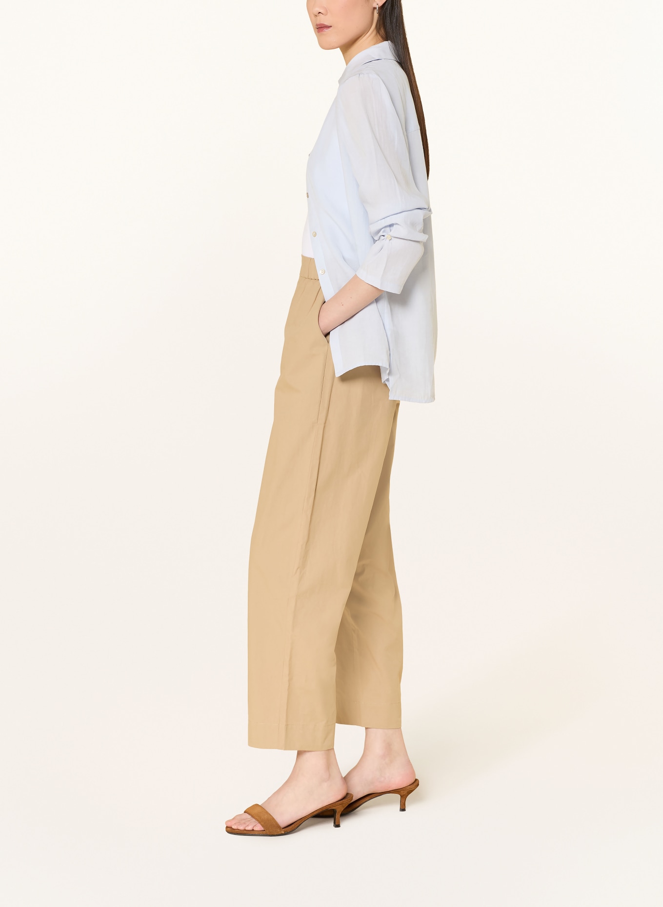 YERSE Broek MAGGIE: BEIGE
