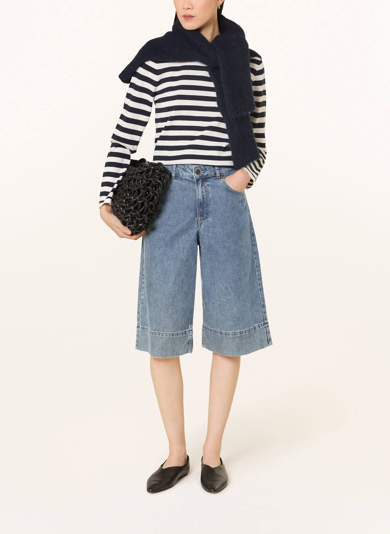 YERSE Jeans-bermuda CLEO: 056 INDIGO