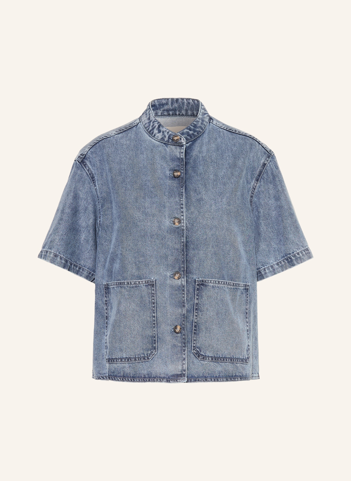 YERSE Jeansbluse CLEO: BLAU