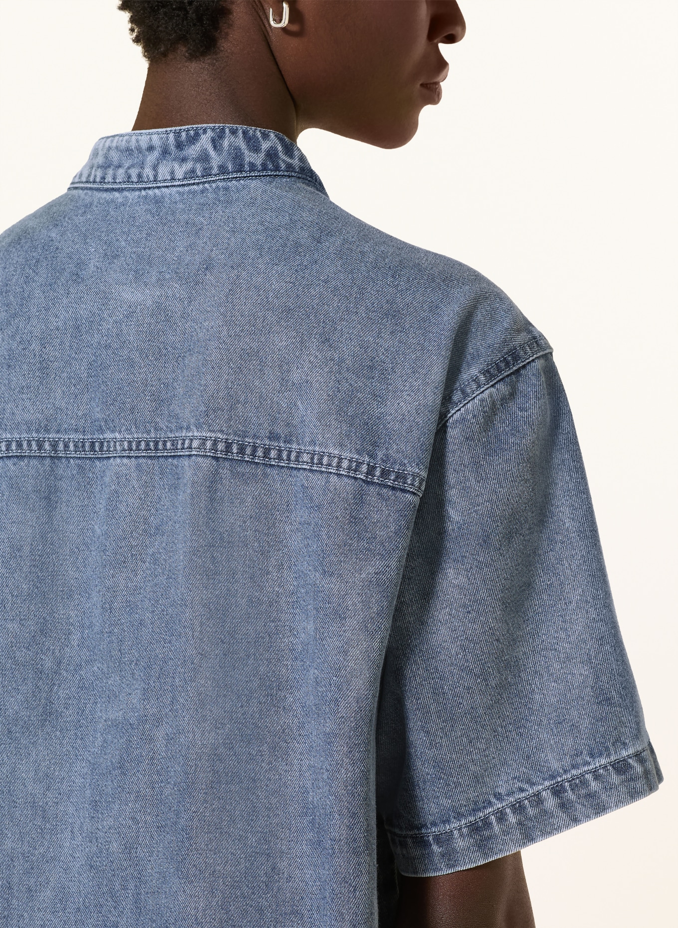 YERSE Jeansbluse CLEO: BLAU