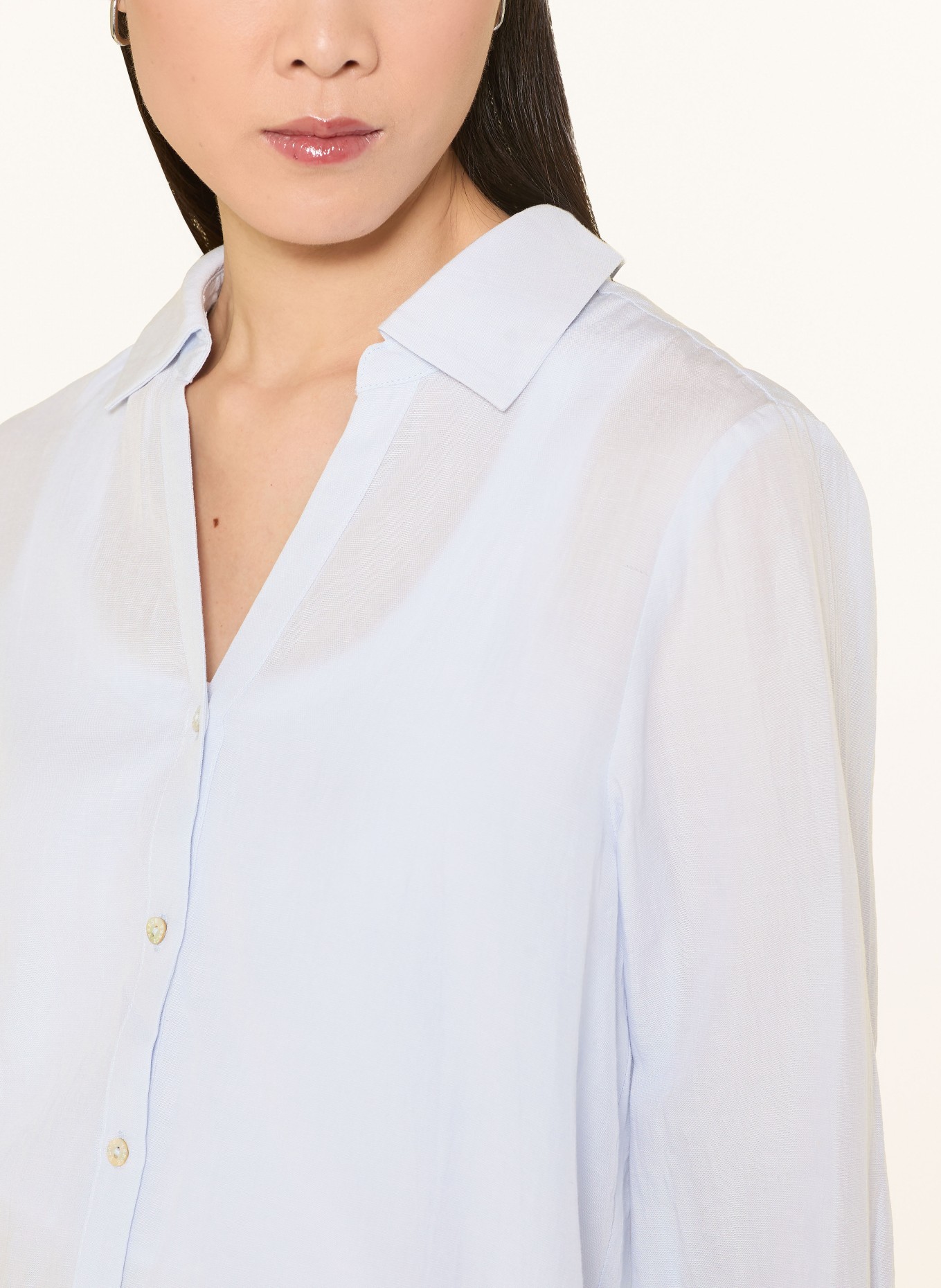 YERSE CLARA blouse: LIGHT BLUE