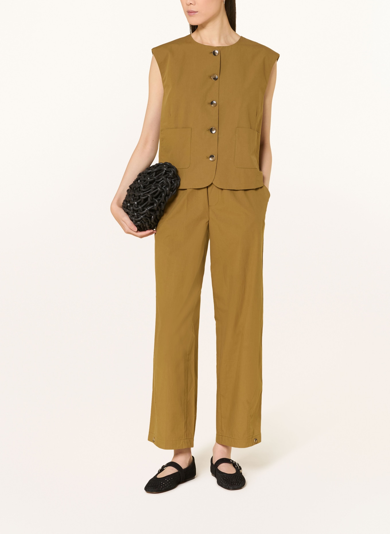 YERSE Broek CARLI: OLIJF