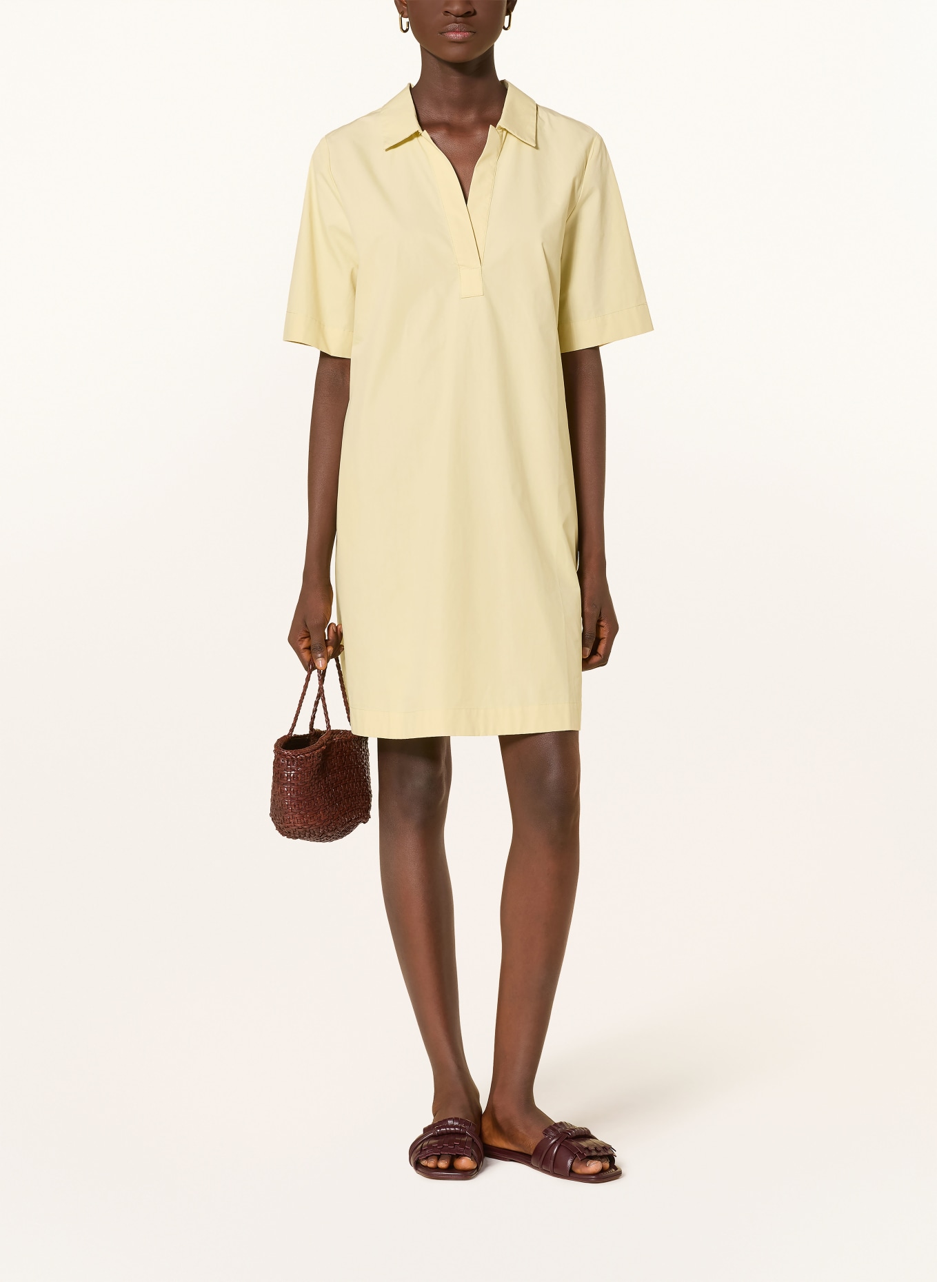 YERSE Kleid MAGGIE: HELLGELB