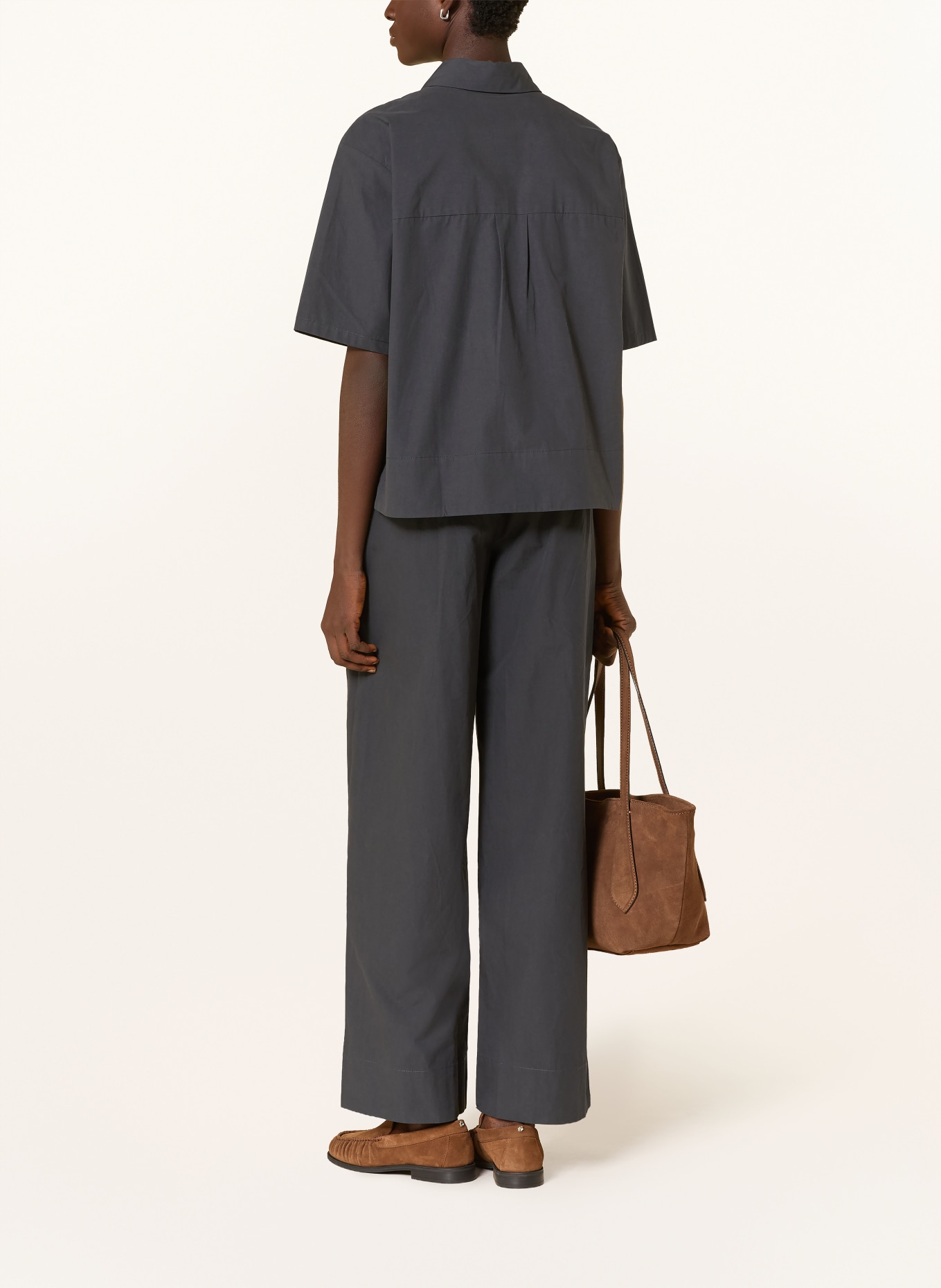 YERSE Hemdbluse MAGGIE: DUNKELBLAU