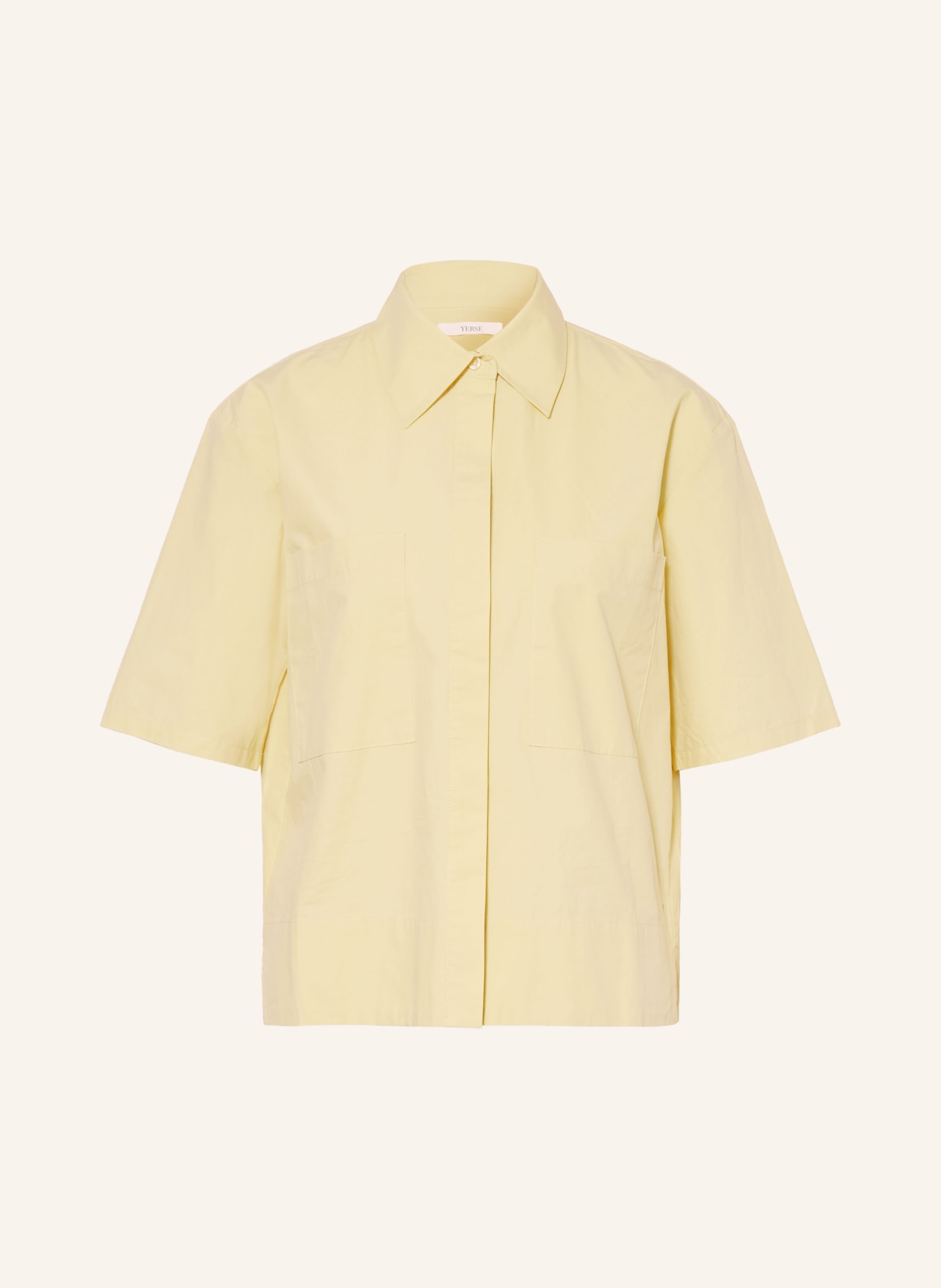 YERSE Overhemdblouse MAGGIE: LICHTGEEL