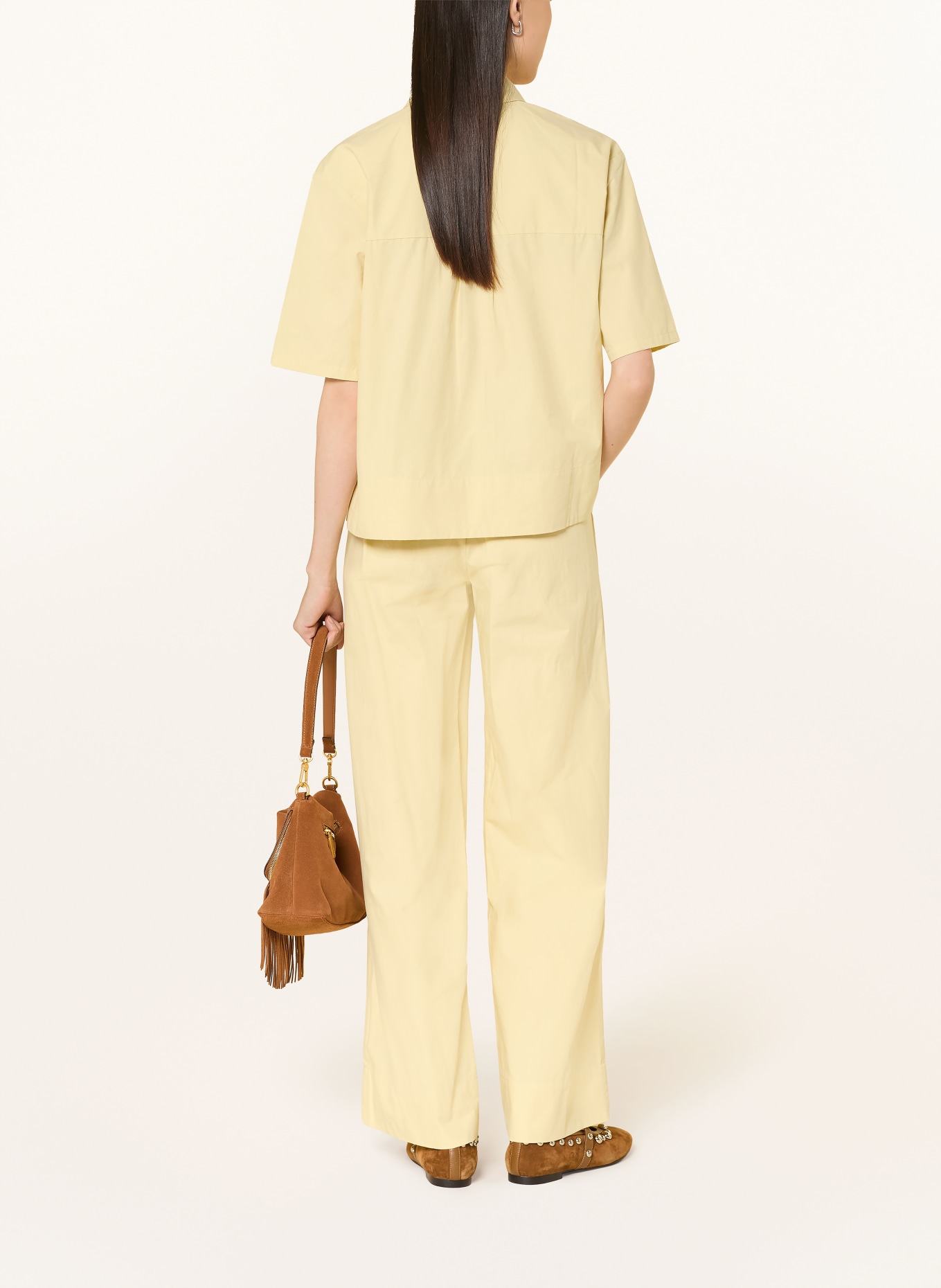 YERSE Overhemdblouse MAGGIE: LICHTGEEL