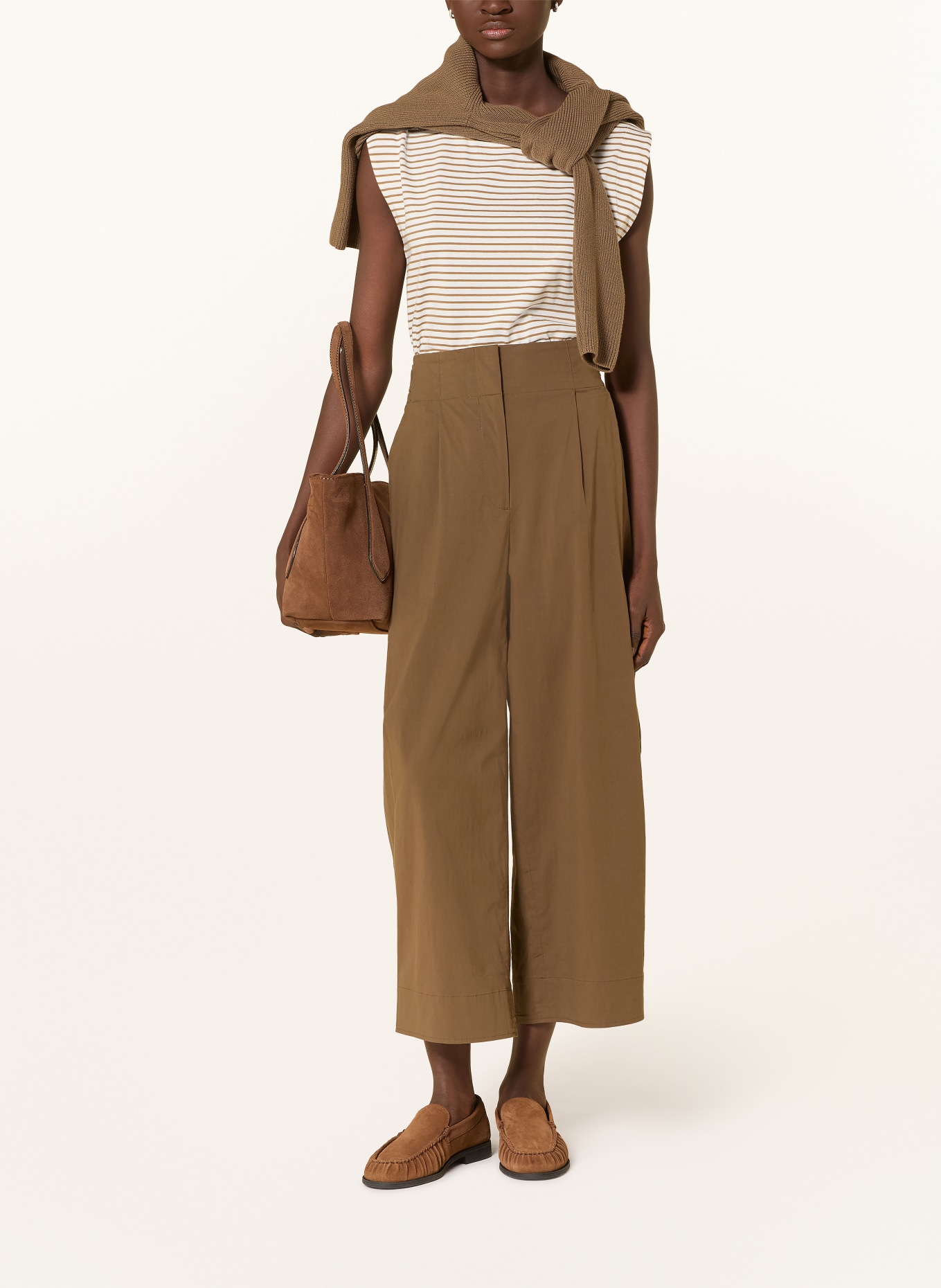 YERSE Haut: BEIGE / MARRON