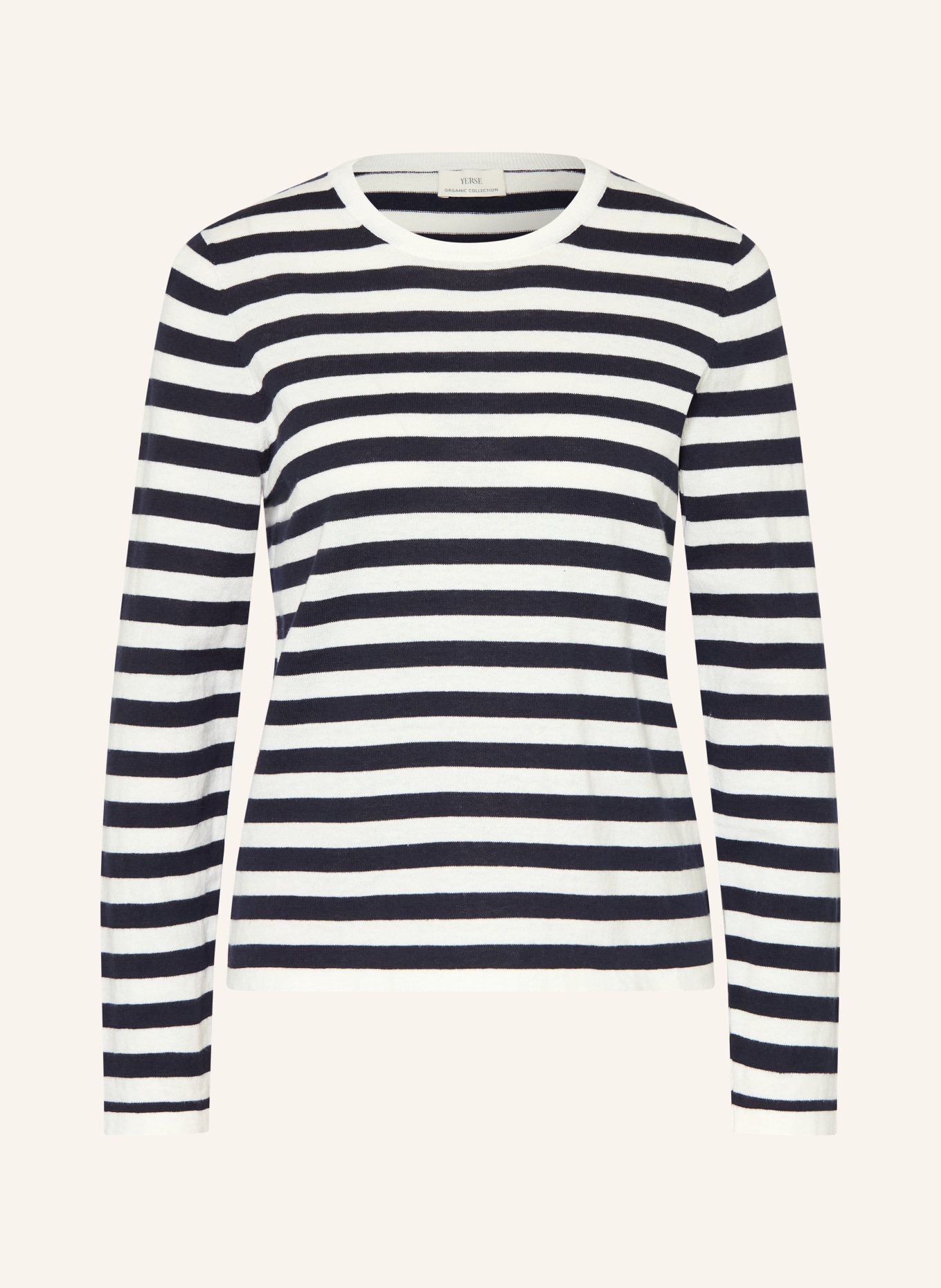 YERSE Svetr OCLARINS: TMAVĚ MODRÁ / BÍLÁ