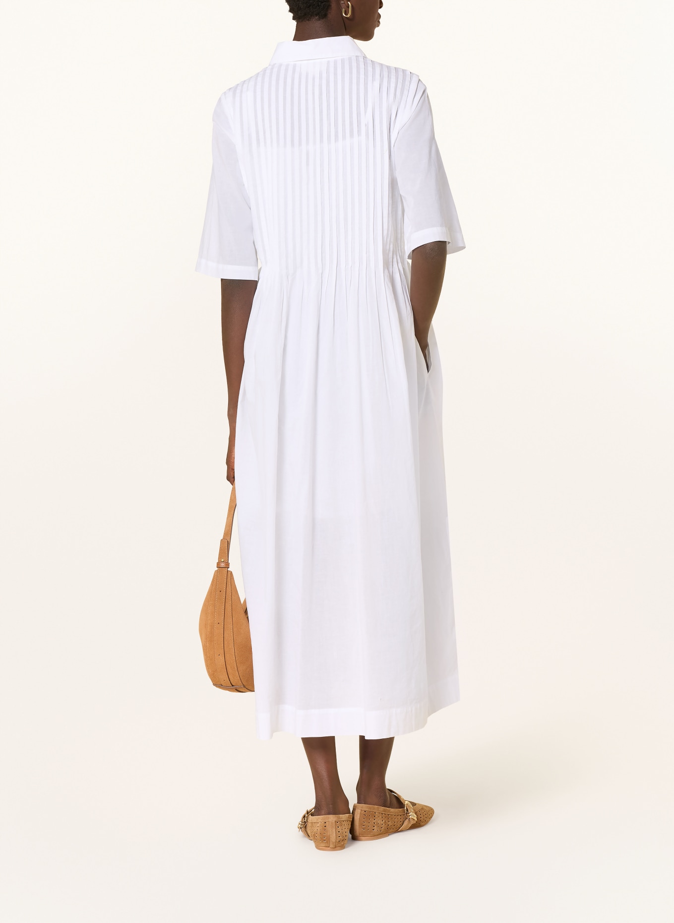 YERSE Hemdblusenkleid NARA: WEISS