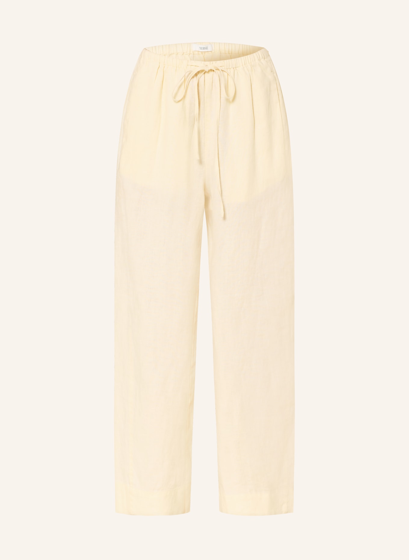 YERSE Linnen culotte RITA: ECRU