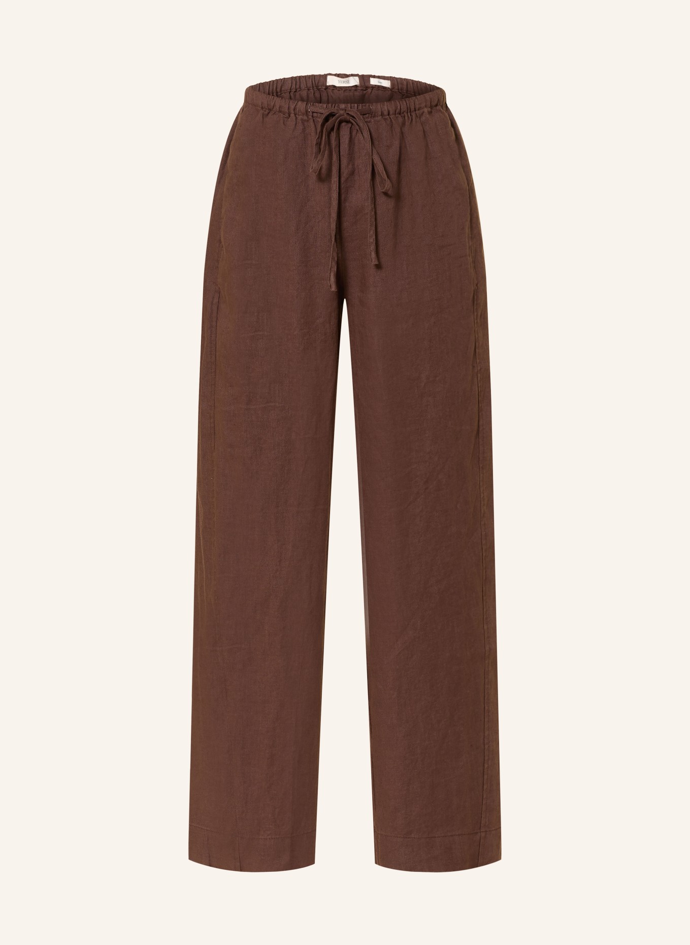 YERSE Leinen-Culotte RITA: DUNKELBRAUN