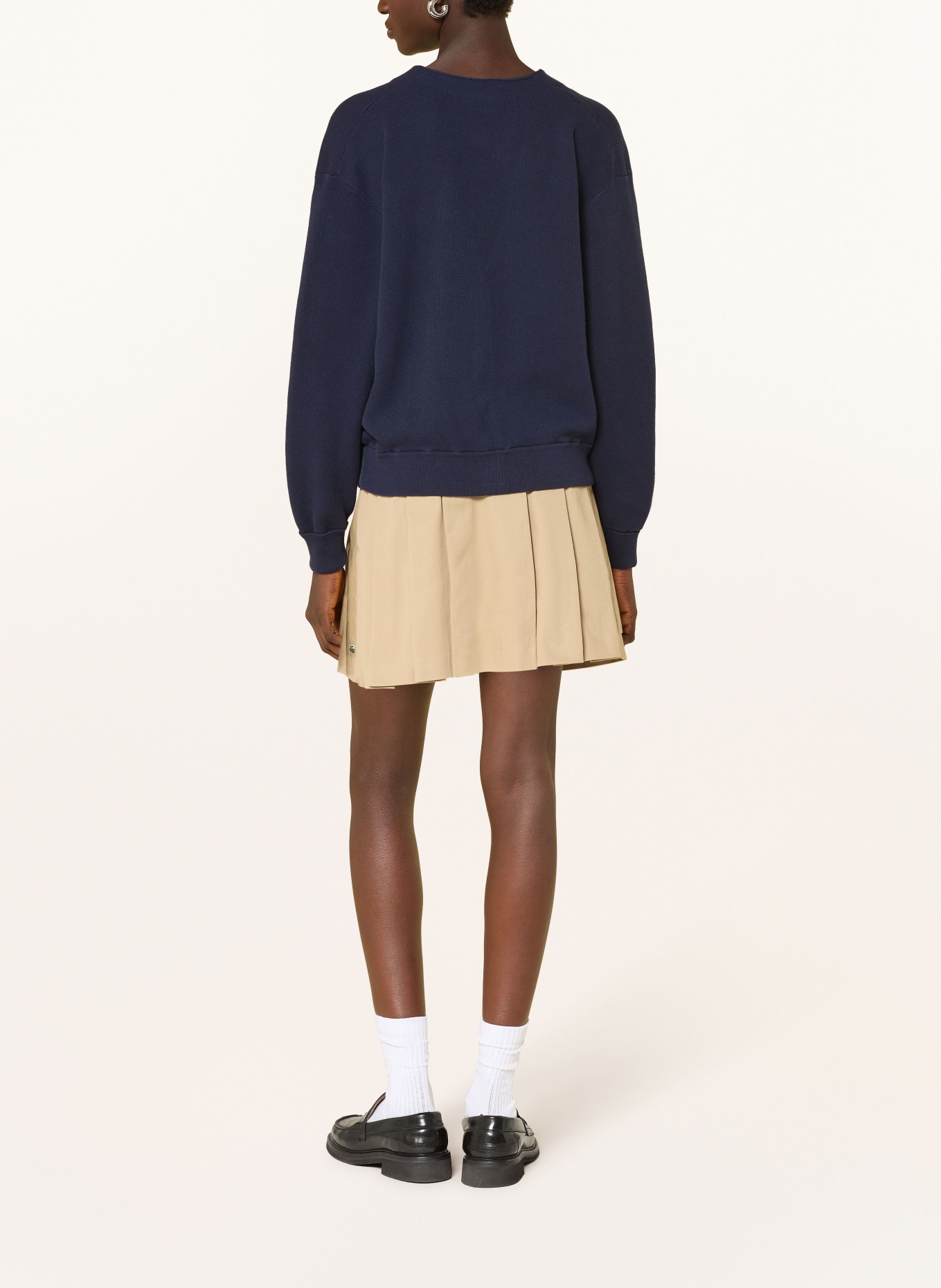 LACOSTE Strickjacke: DUNKELBLAU