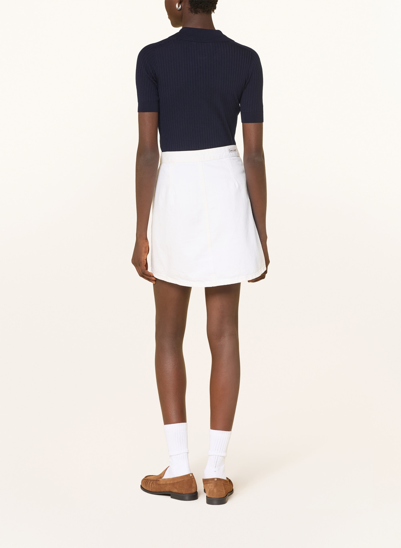 LACOSTE Pletené polo tričko z merino vlny: TMAVĚ MODRÁ