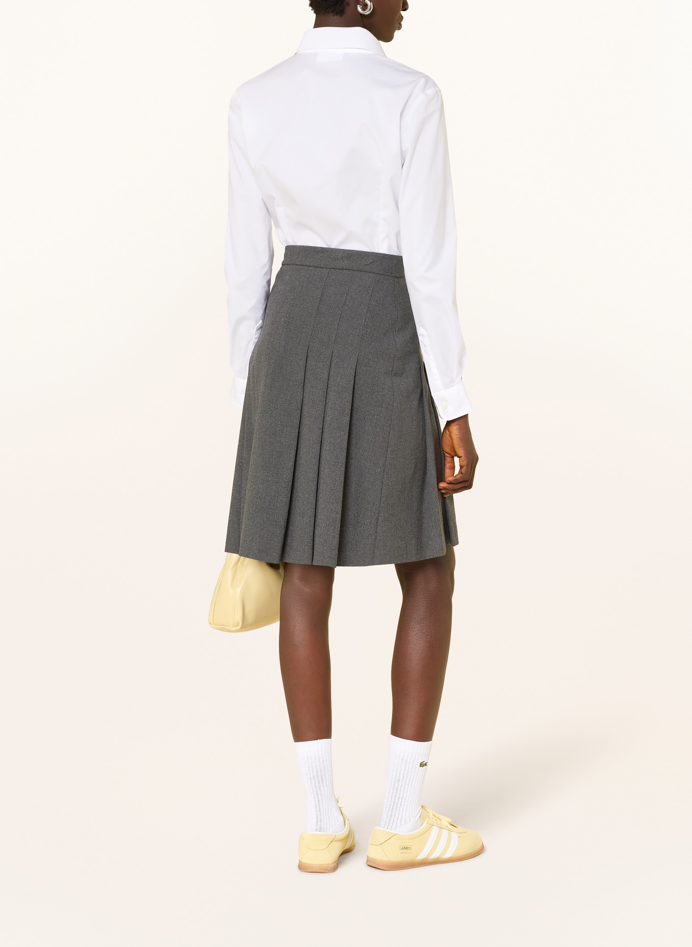 LACOSTE Hemdbluse: WEISS