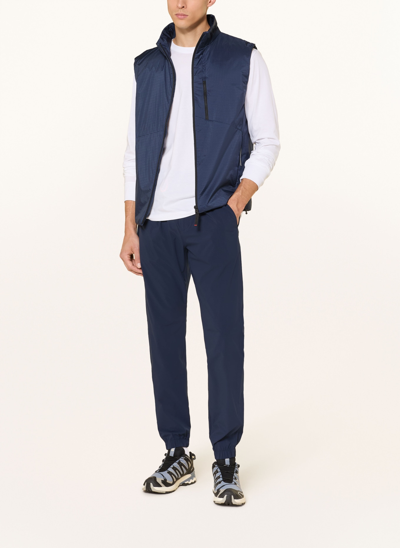 FIRE+ICE Spodnie trekkingowe BEVAN: GRANATOWY