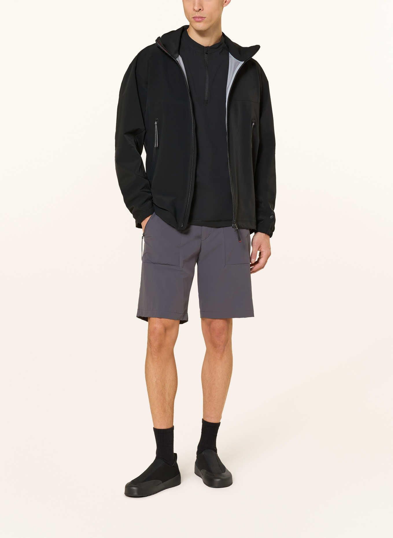 FIRE+ICE Spodenki trekkingowe VIDAL: CZIEMNOSZARY