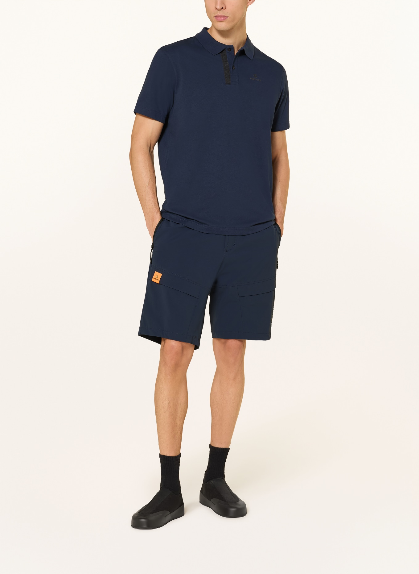 FIRE+ICE Szorty trekkingowe CALEB: GRANATOWY