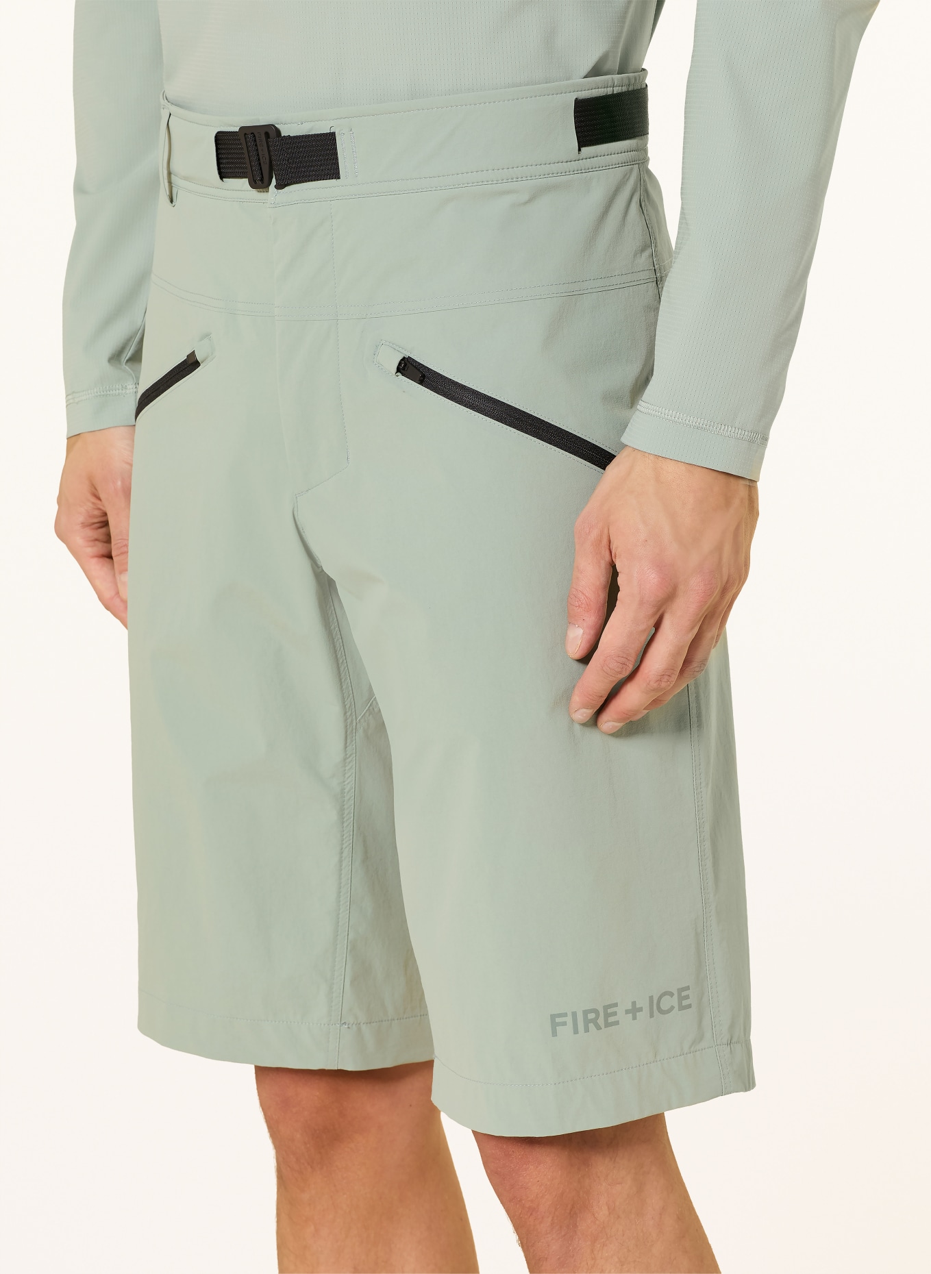 FIRE+ICE Trekkingshorts CARTER: HELLGRÜN