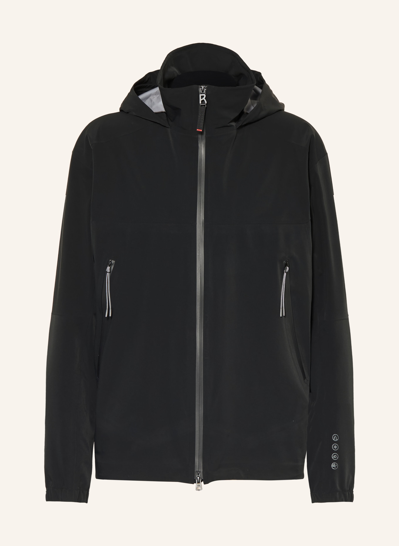 FIRE+ICE Funktionsjacke JUPP: SCHWARZ