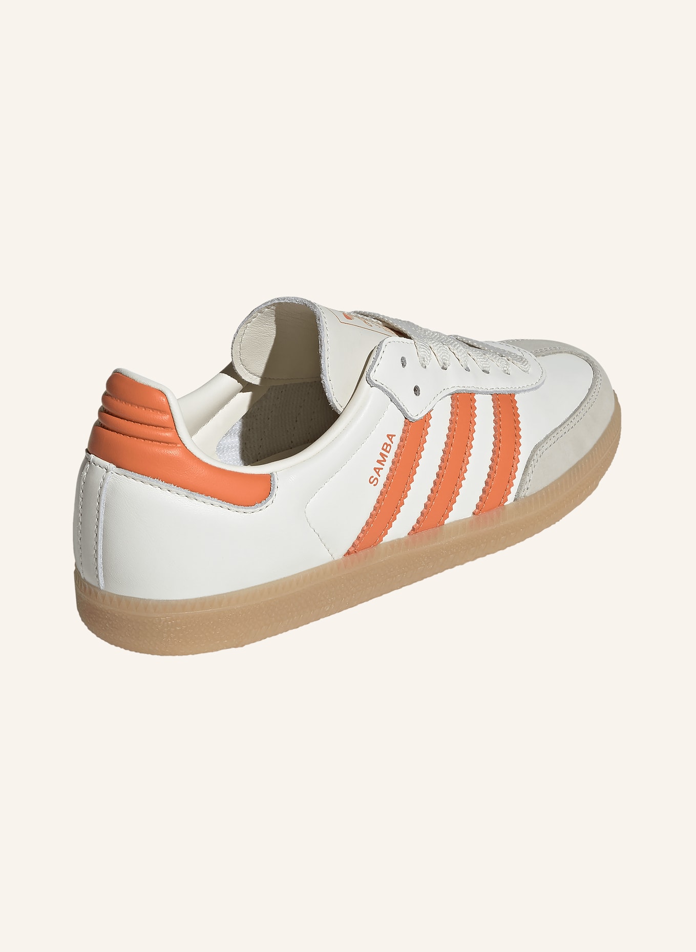 adidas Originals Tenisky SAMBA OG: KRÉMOVÁ / BÉŽOVÁ / ORANŽOVÁ